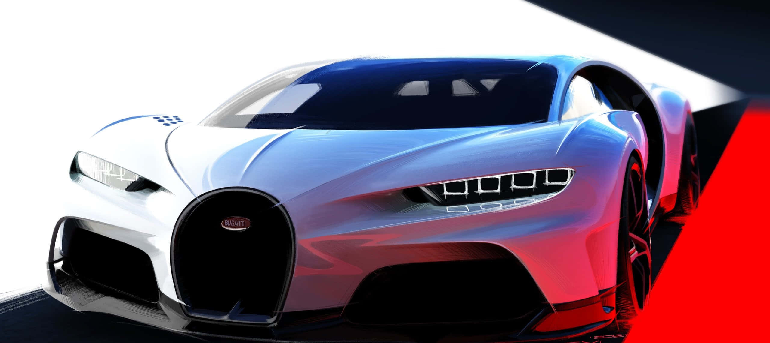 Скорость и стиль — неповторимо утонченный дизайн Bugatti Шпалери