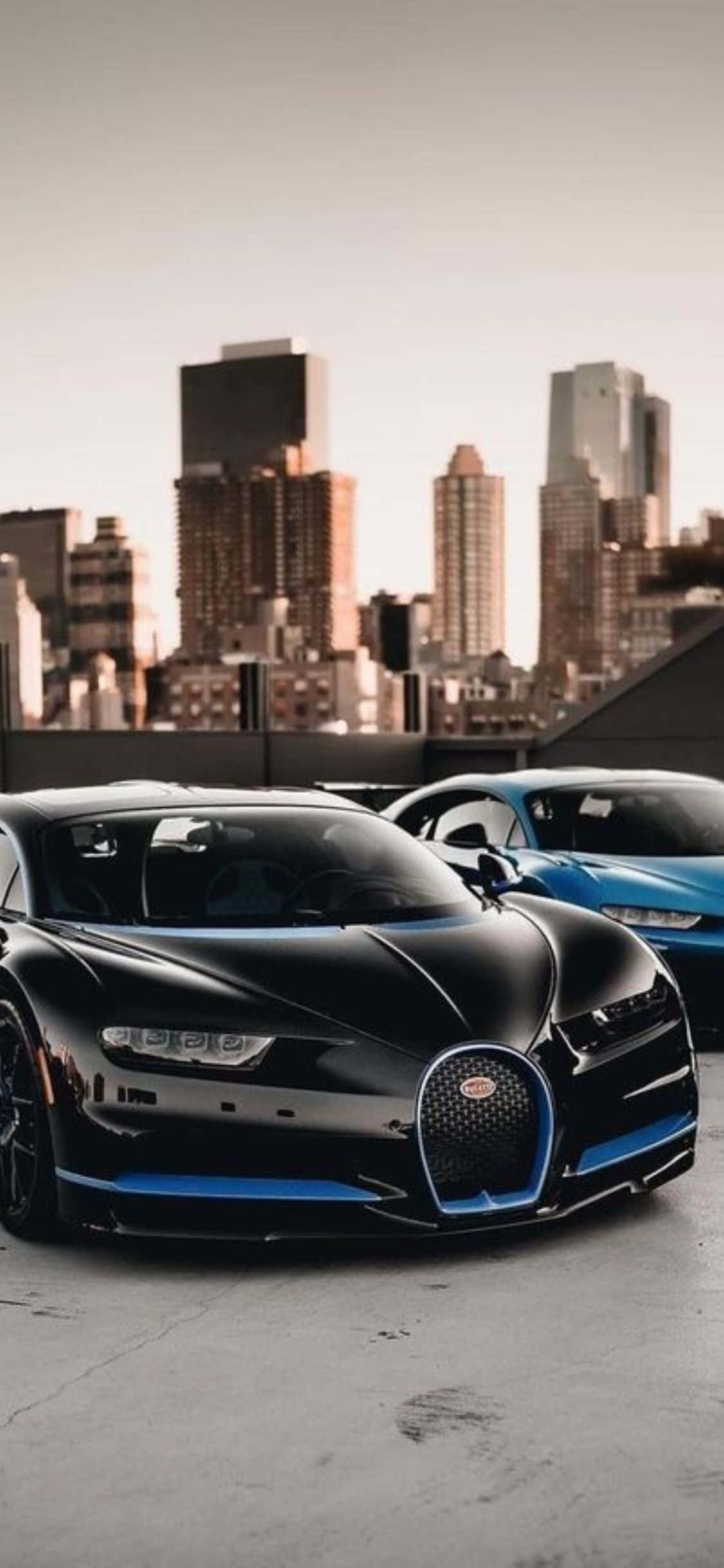Культовый Bugatti и инновационный iPhone Xs работают в идеальной гармонии Шпалери