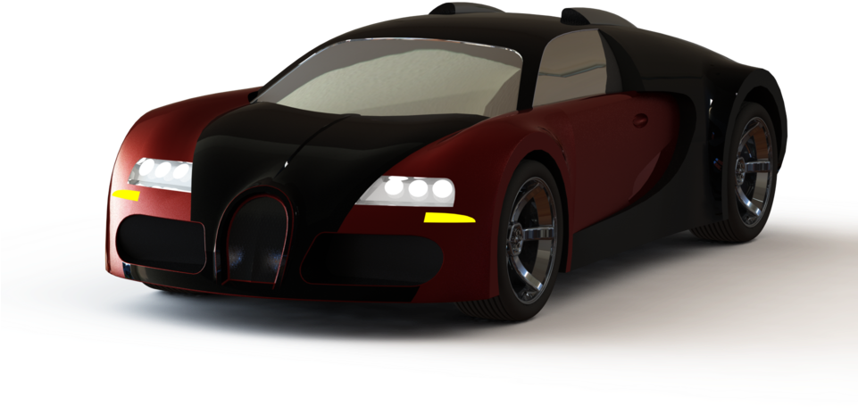 Червона і чорна модель Bugatti Veyron Шпалери