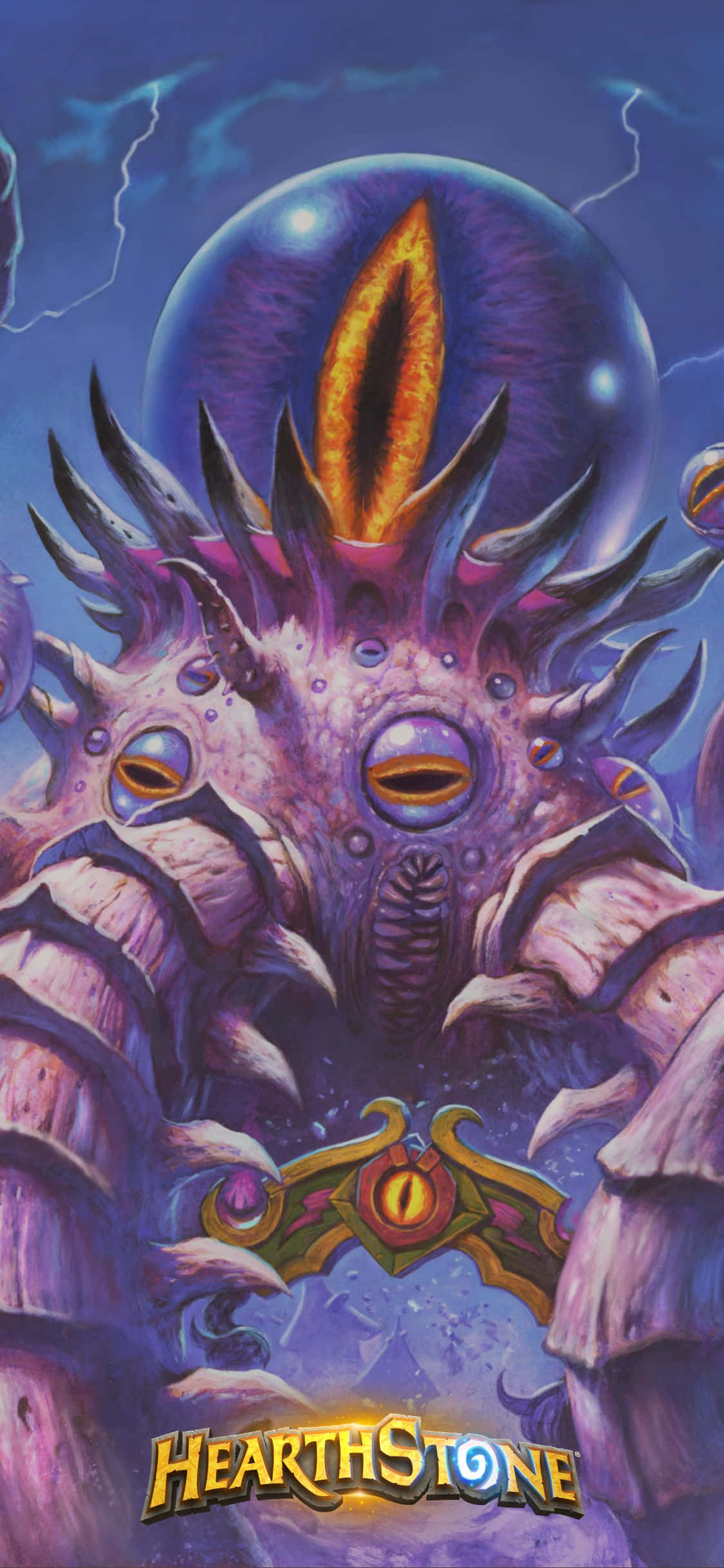 C'Thun the Shattered iPhone XS Hearthstone фон Шпалери