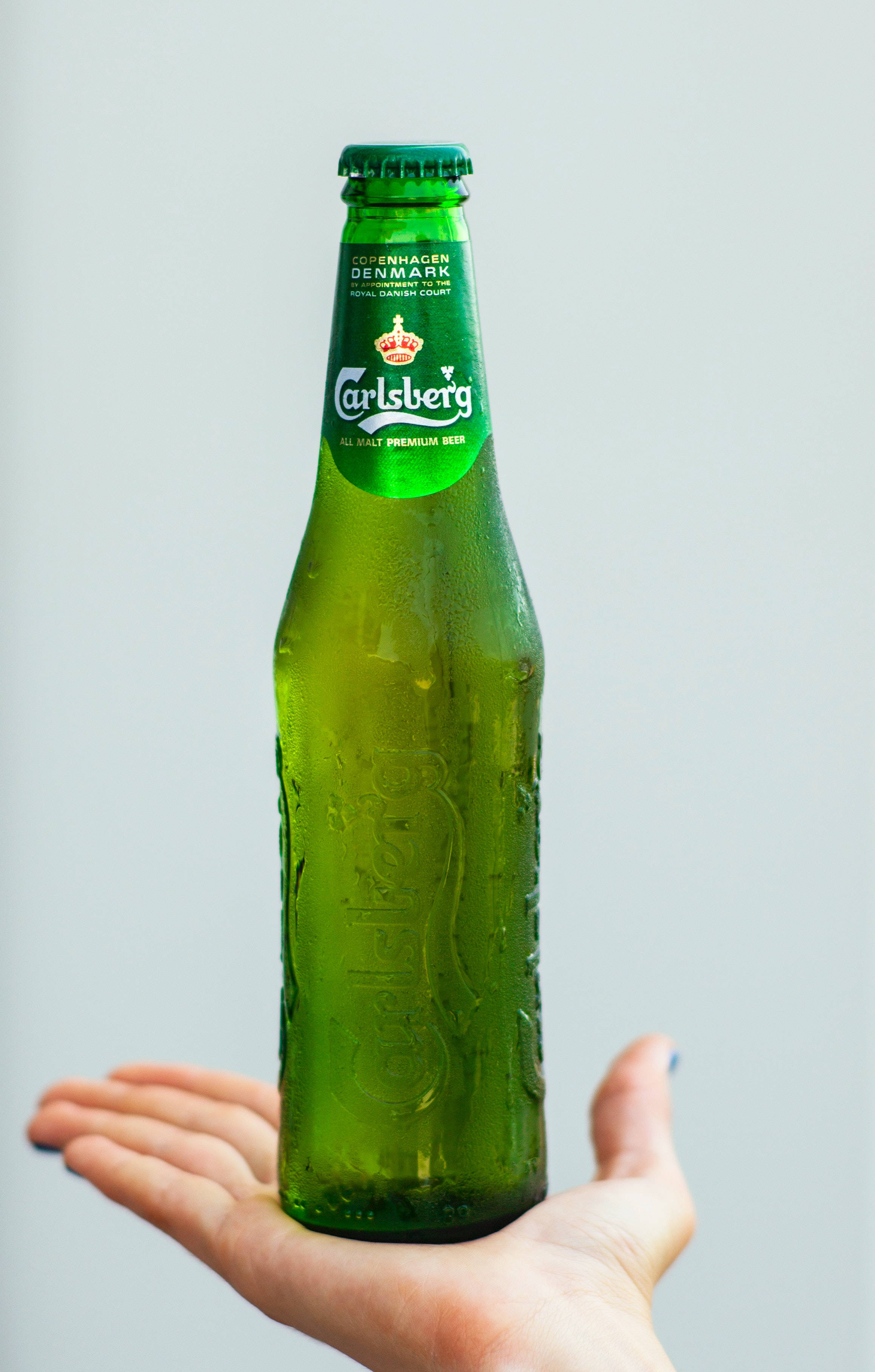 Пивная бутылка Carlsberg Шпалери