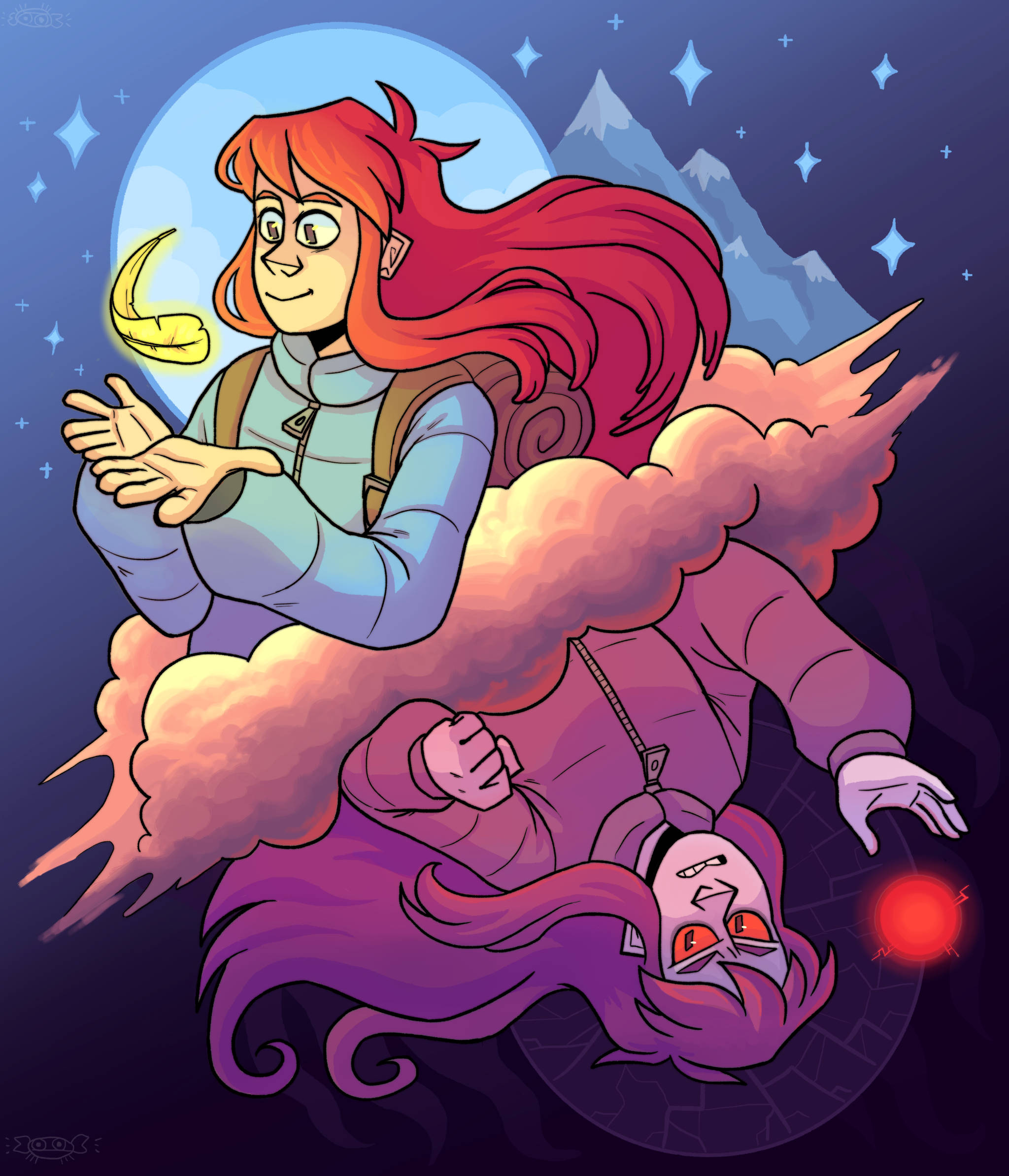 Celeste Madeline Badeline Art Шпалери