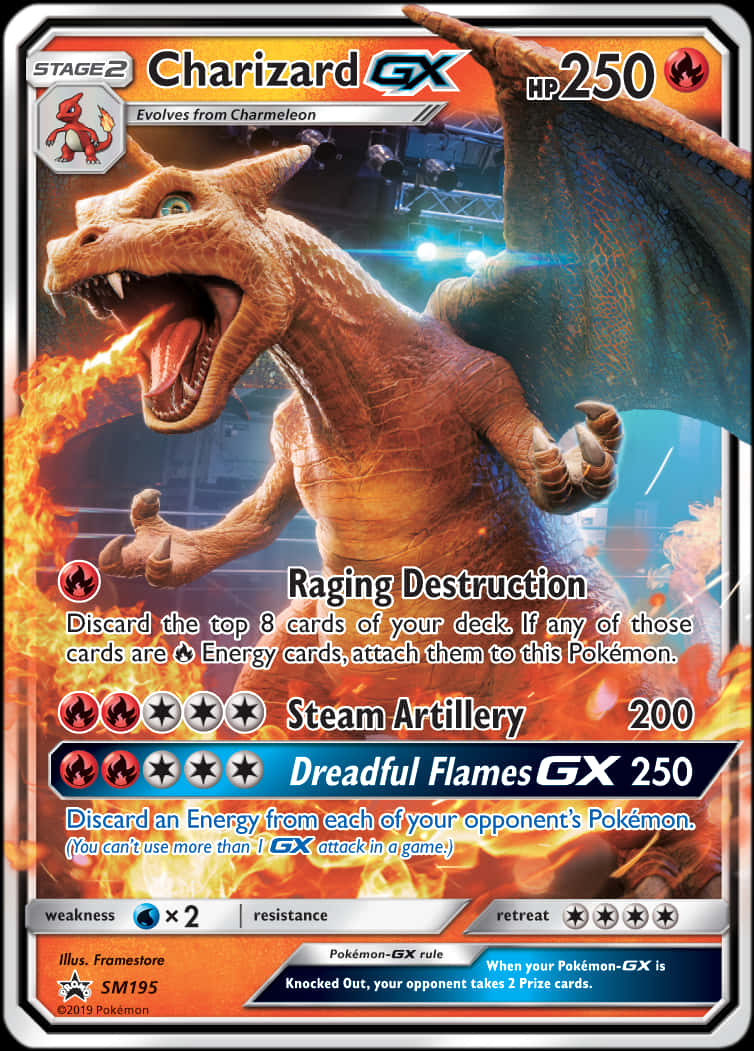 Картка покемона Charizard G X Шпалери