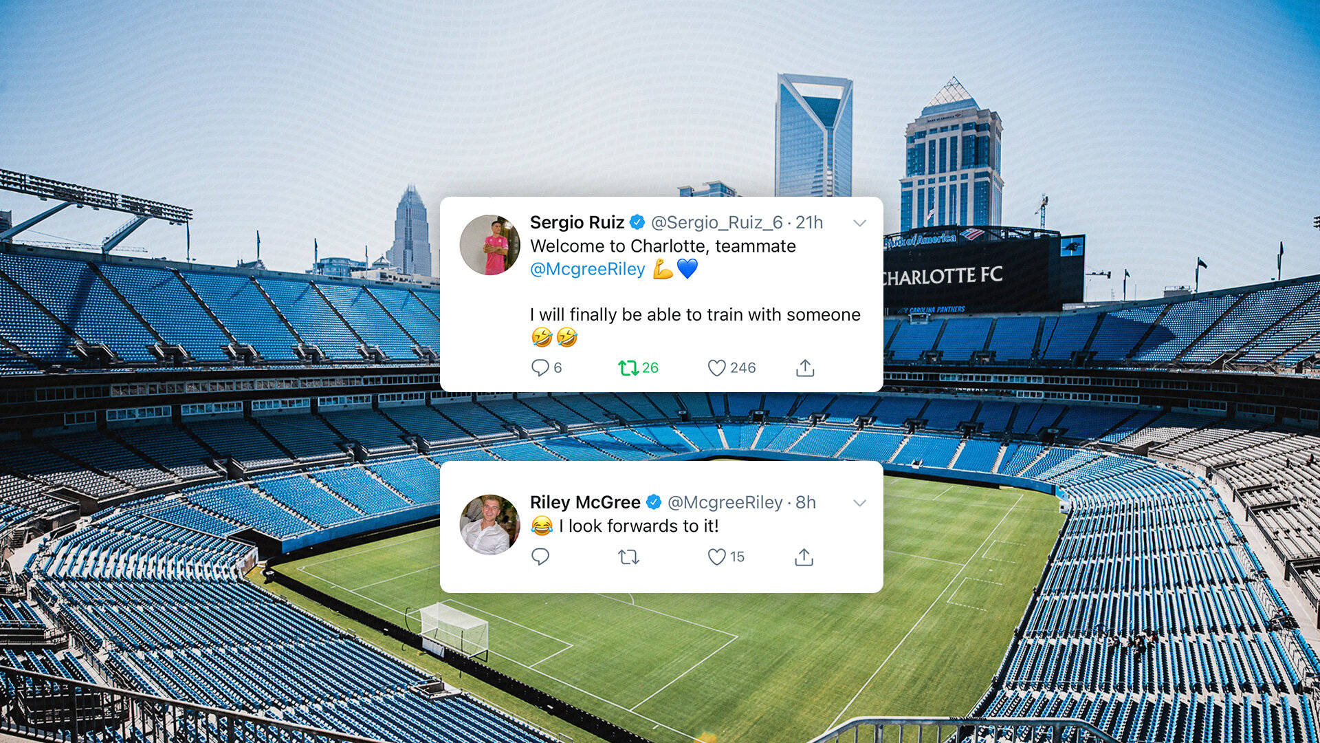 Charlotte FC вітає Райлі МакГрі Шпалери