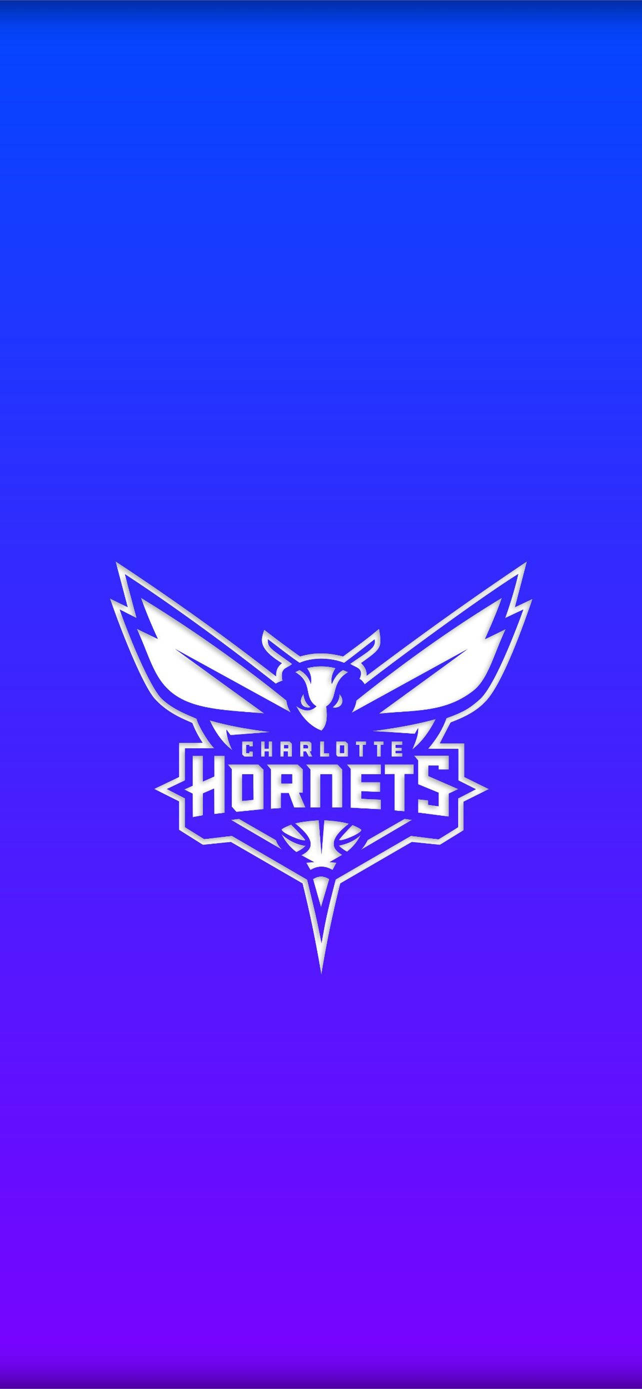 Charlotte Hornets Градиентный синий Шпалери