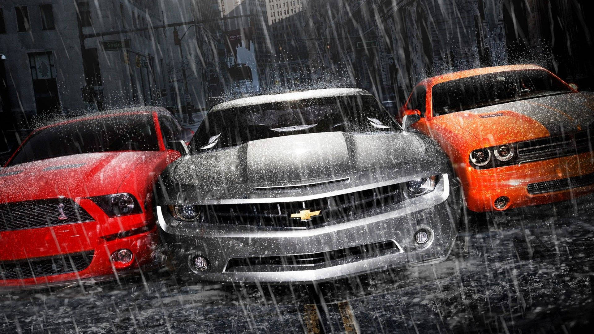 Справді круті автомобілі Chevrolet Camaro Шпалери