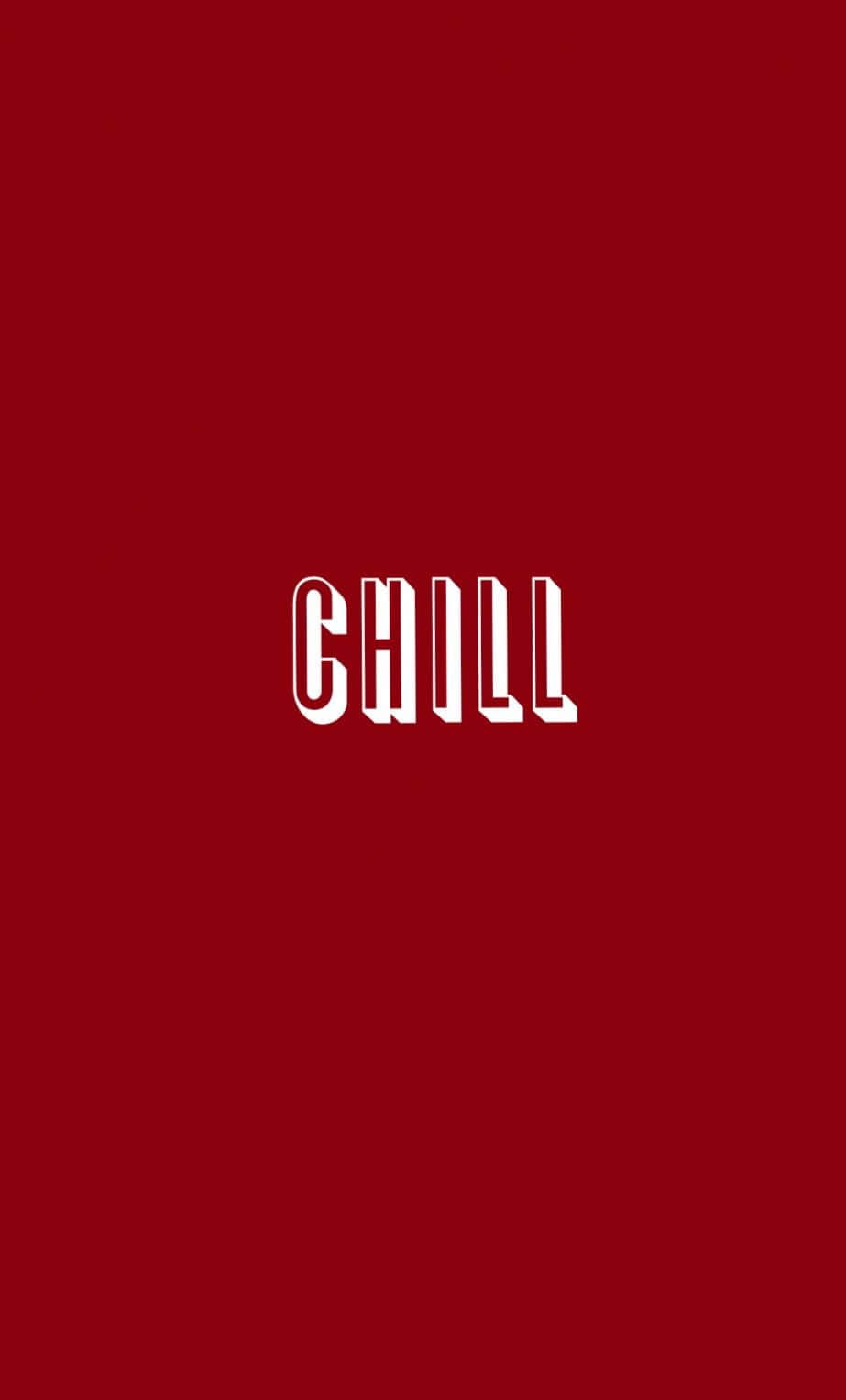 Червона естетика Chill Шпалери