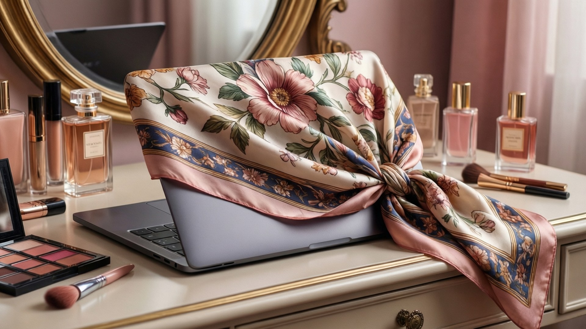 Елегантність Chromebook з квітами Шпалери