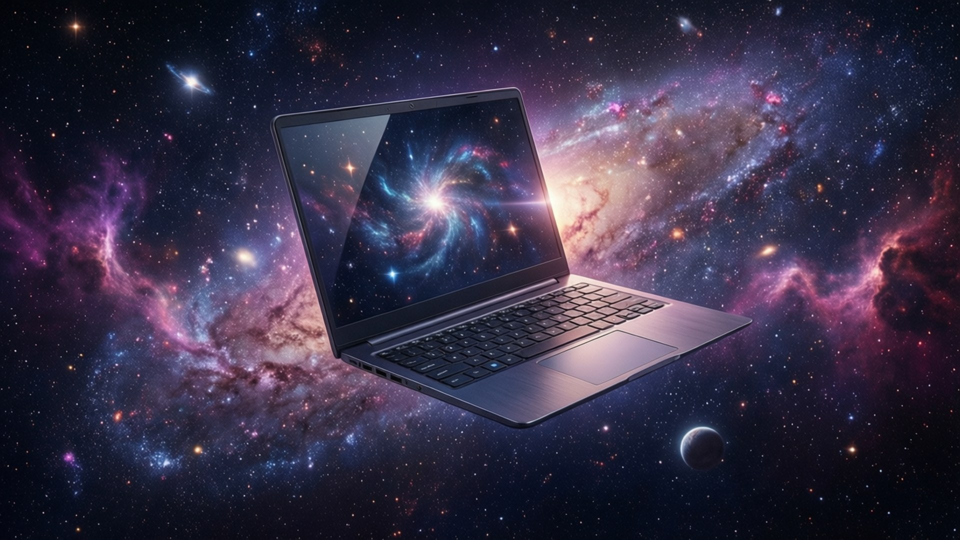 Галактична подорож Chromebook Шпалери