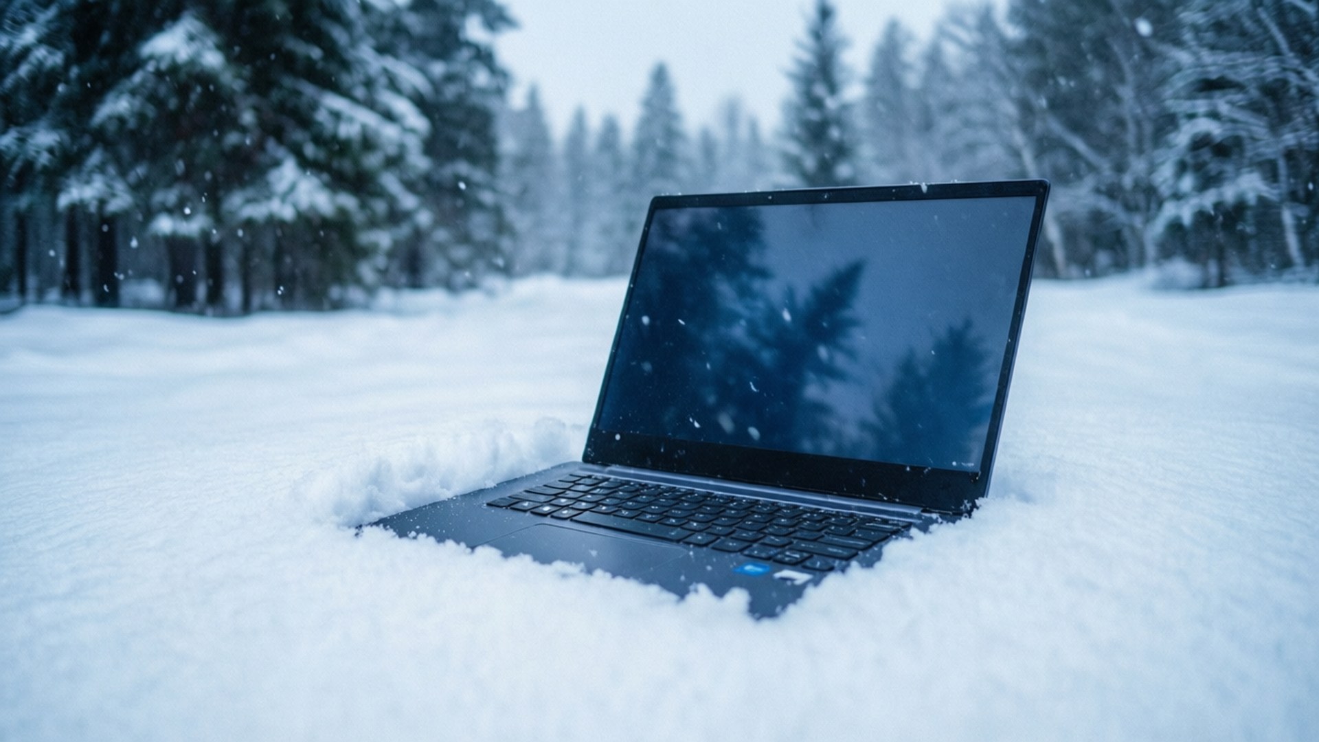 Зимова казка Chromebook Шпалери