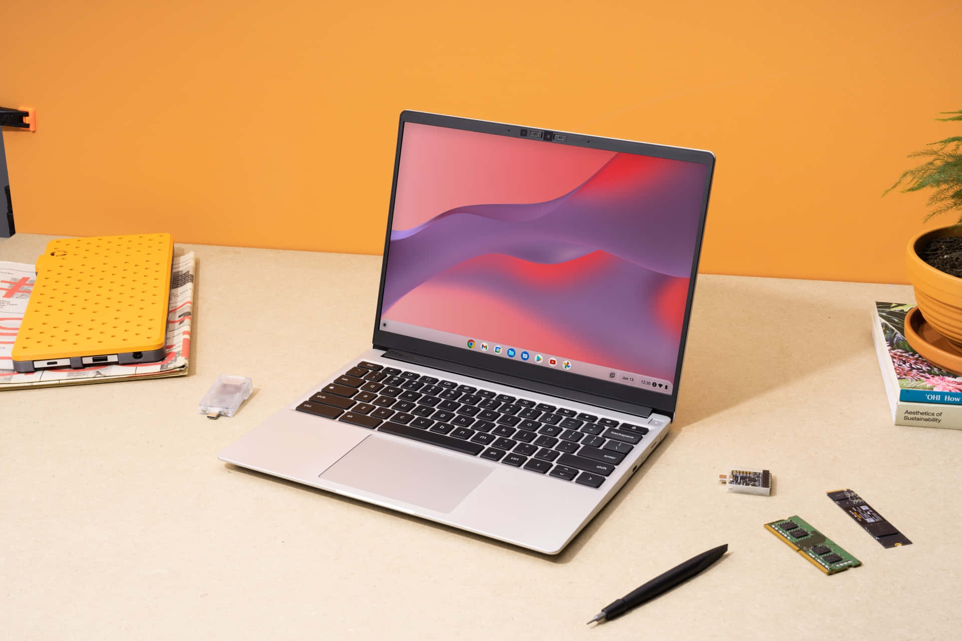 Залишайтеся продуктивними в дорозі з Chromebook Шпалери