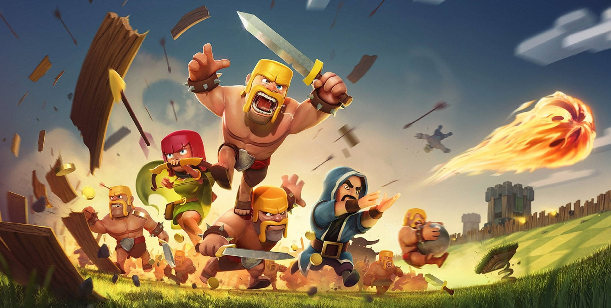 Clash of Clans Хаотичне поле бою Шпалери