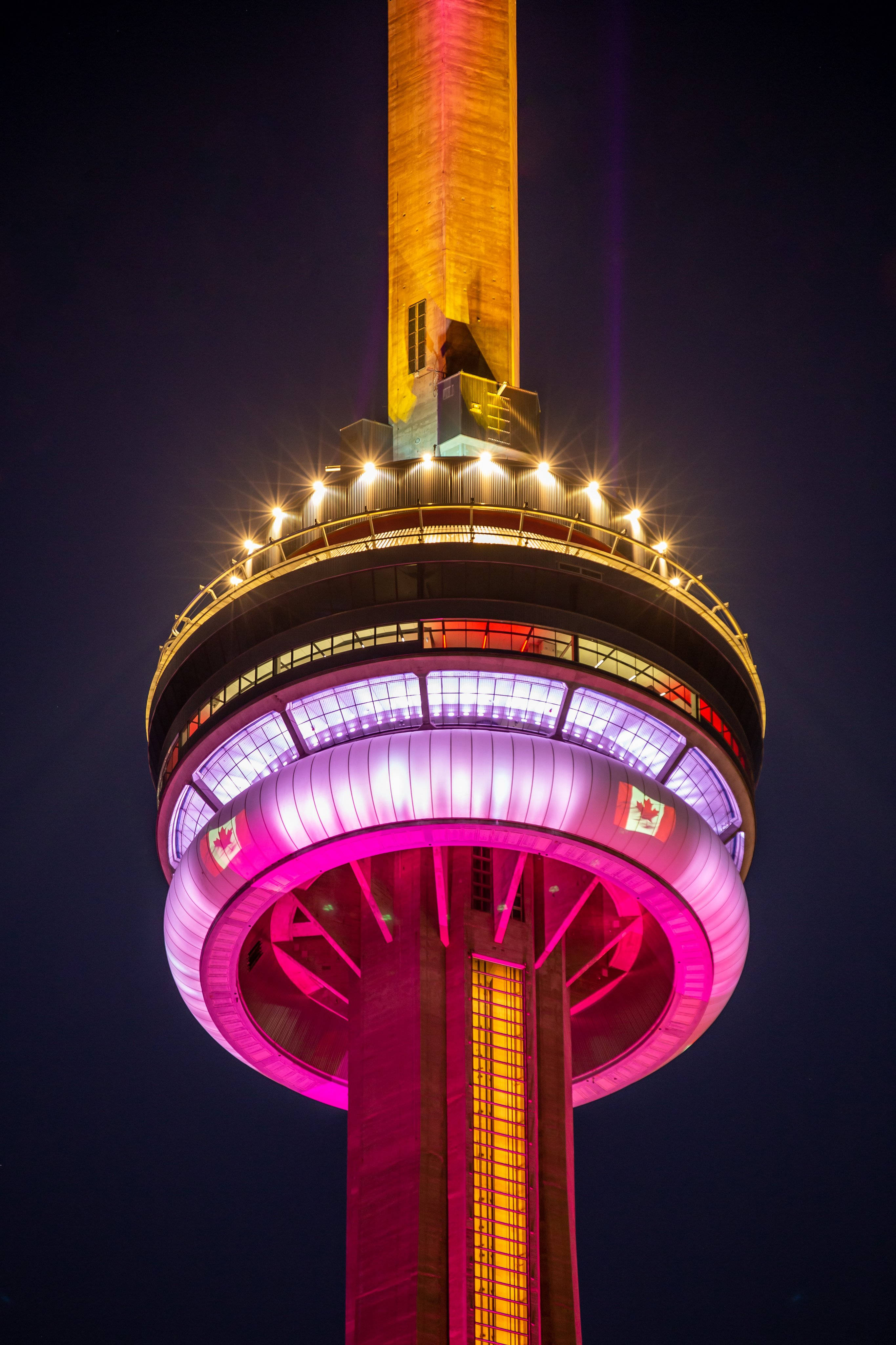 CN Tower Національний прапор Канади День Шпалери