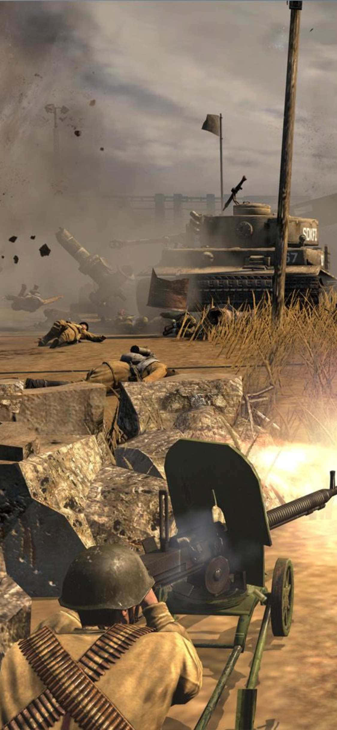 Епічна битва з Company of Heroes 2 на iPhone XS Шпалери
