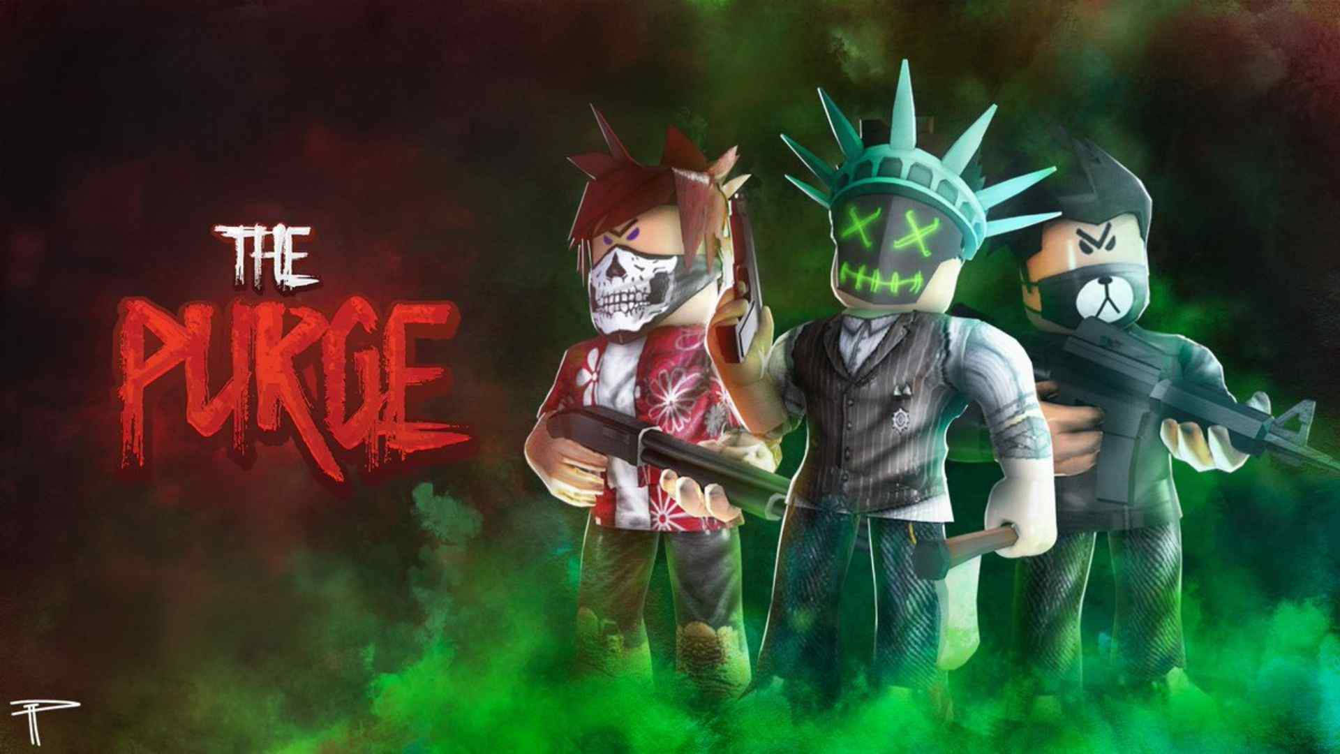 Захоплююча пригода в Cool Roblox The Purge Шпалери