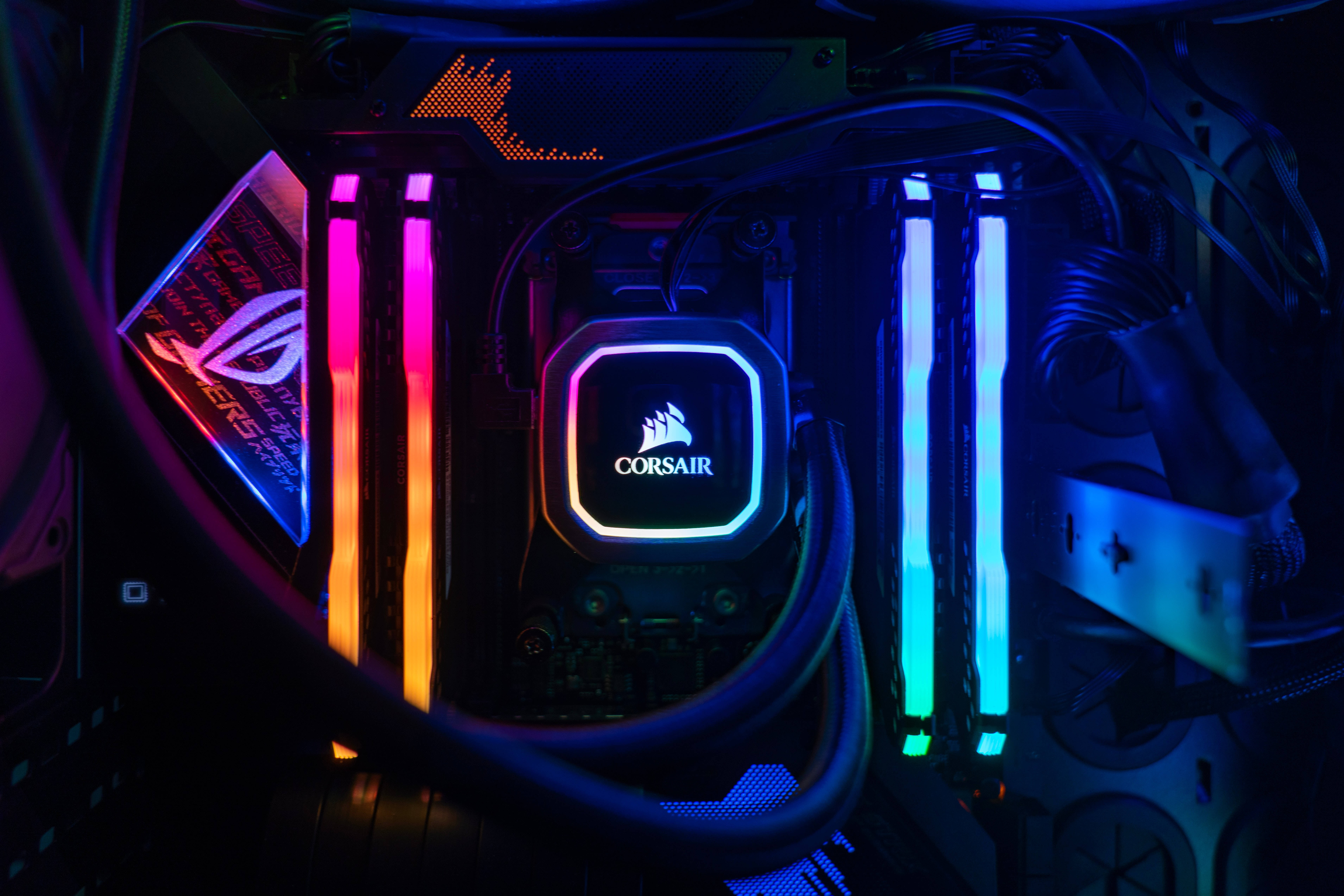 Неонова система Corsair Шпалери