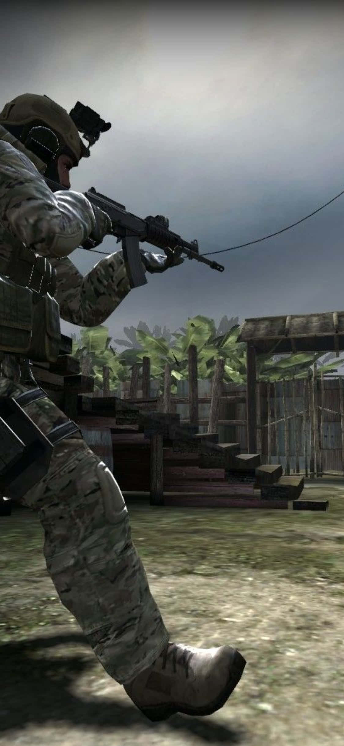 Почувствуйте накал Counter-Strike Global Offensive на вашем iPhone XS Шпалери