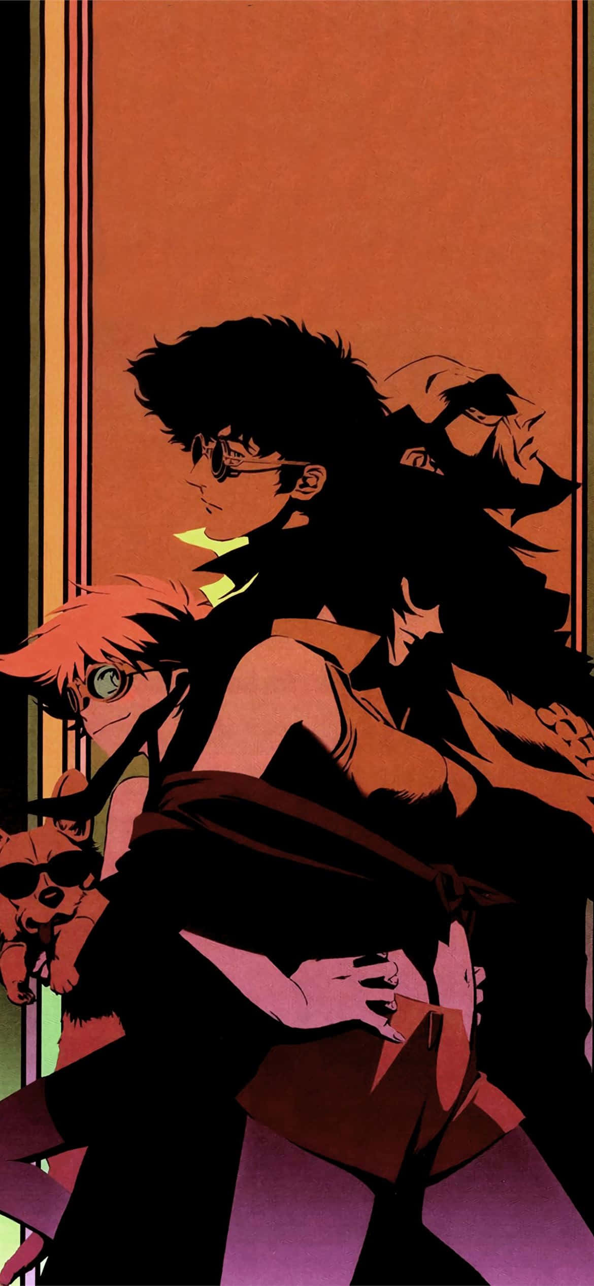 Cowboy Bebop — Космический корабль Bebop, взлетающий в неизведанное Шпалери