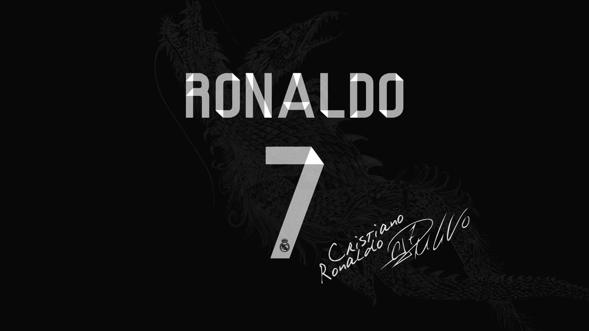 CR7 HD Прізвище, Номер, Підпис Шпалери