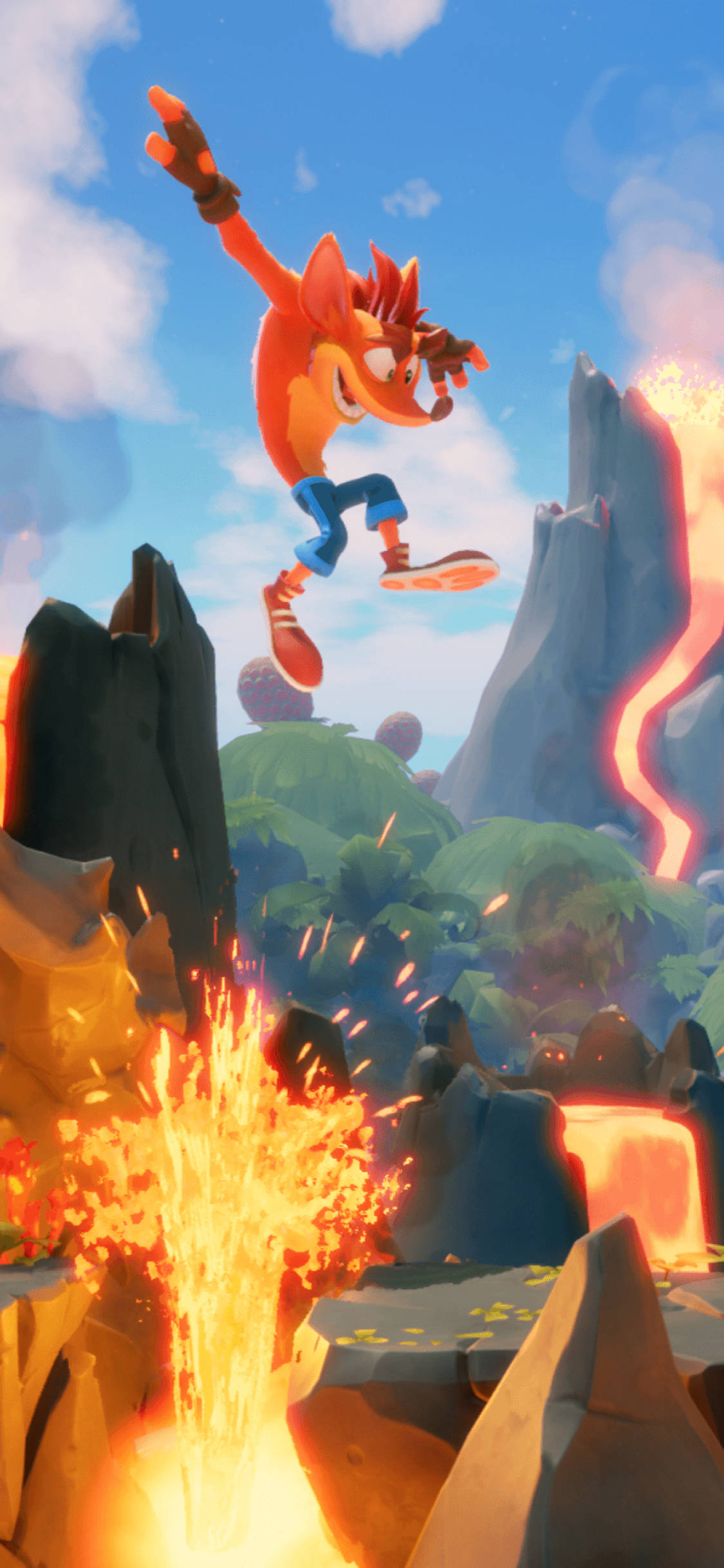 Crash Bandicoot Лава Шпалери