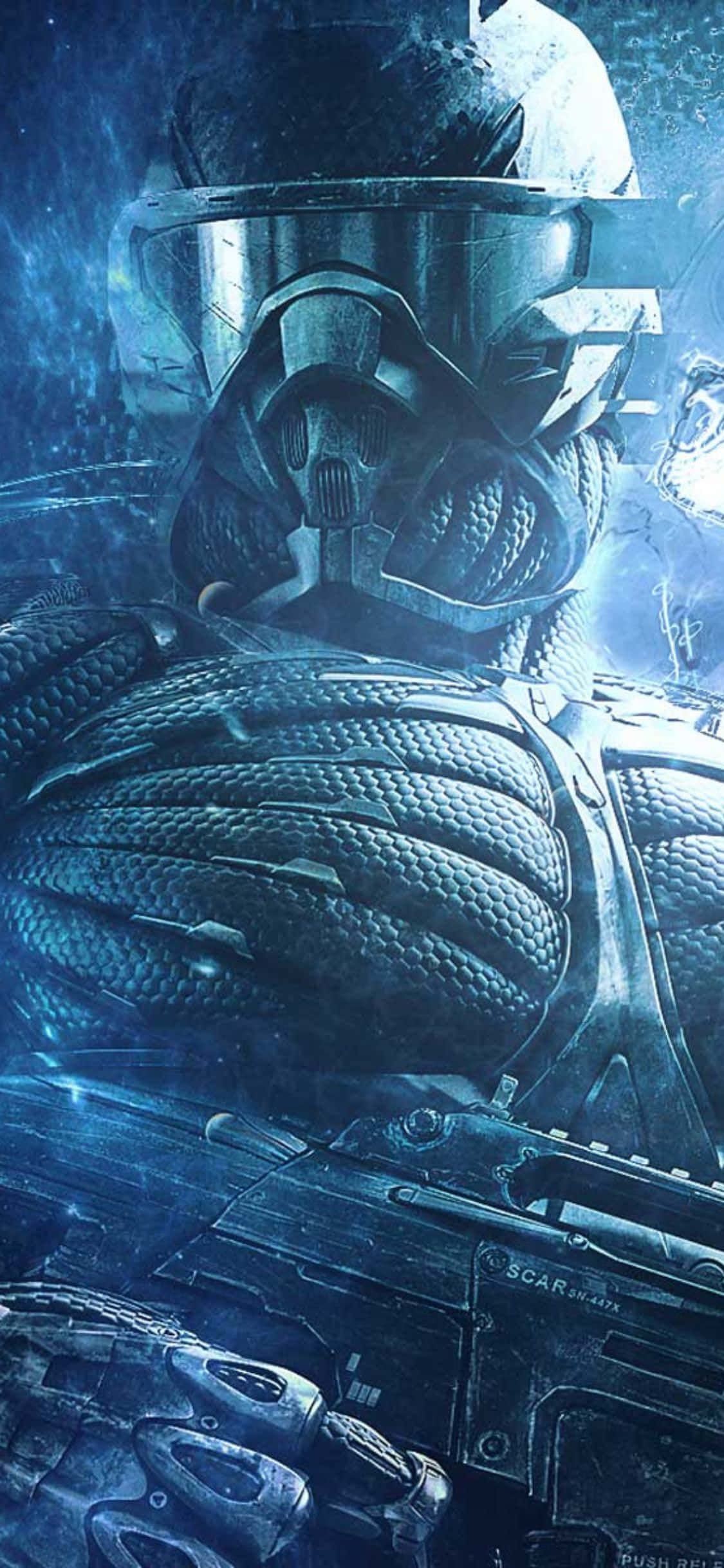 Почувствуйте невероятный игровой опыт Crysis 3 на iPhone X Шпалери