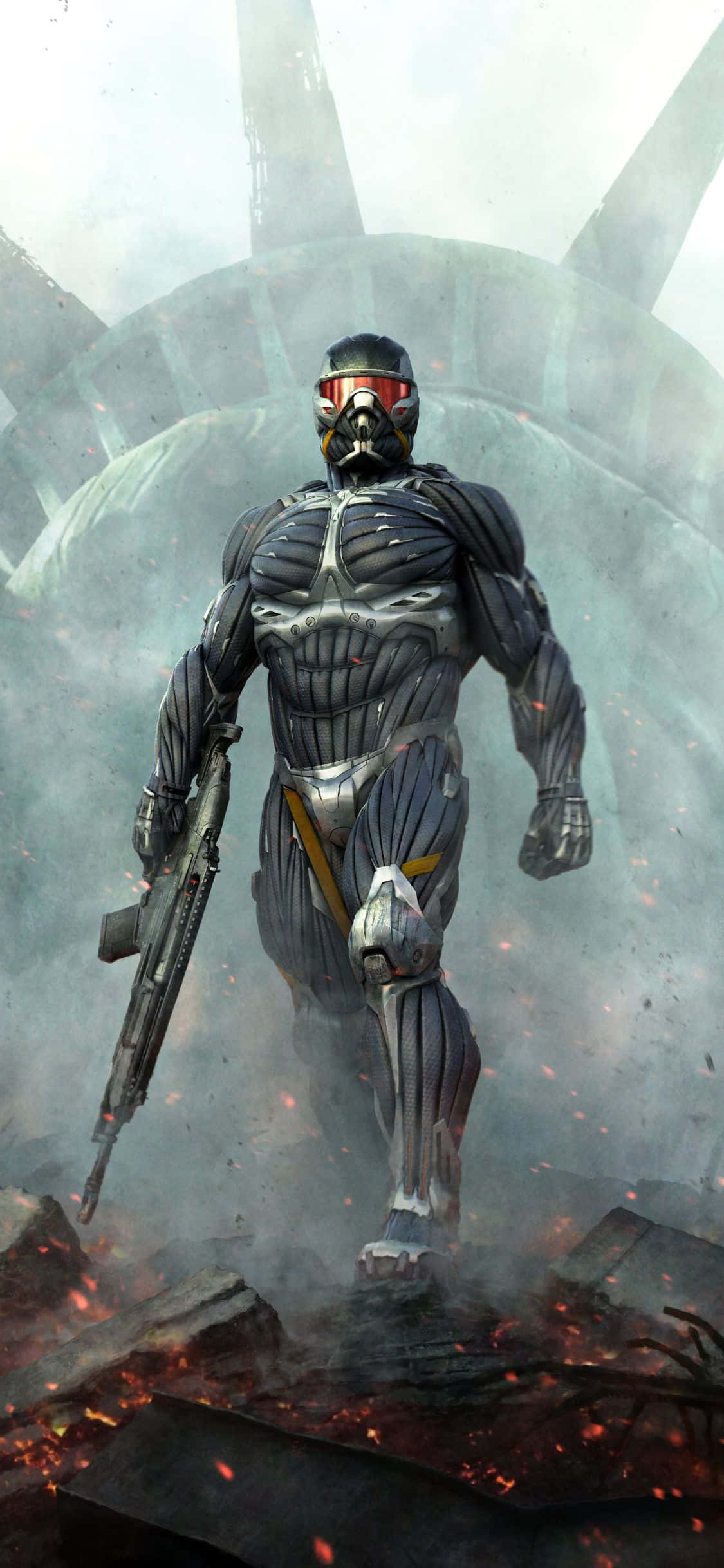Грайте в Crysis 3 на вашем iPhone X Шпалери