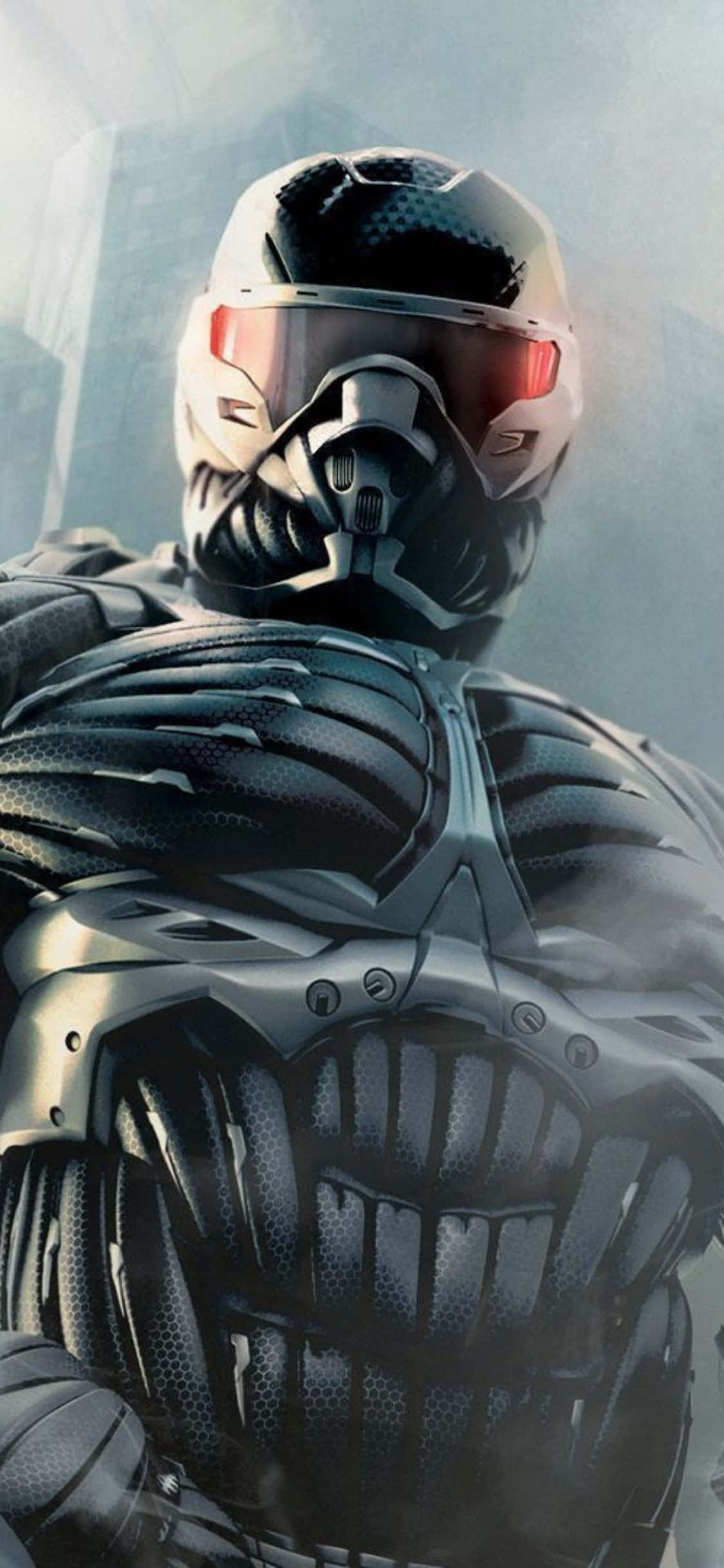 Исследуйте футуристический мир с Crysis 3 и iPhone X Шпалери