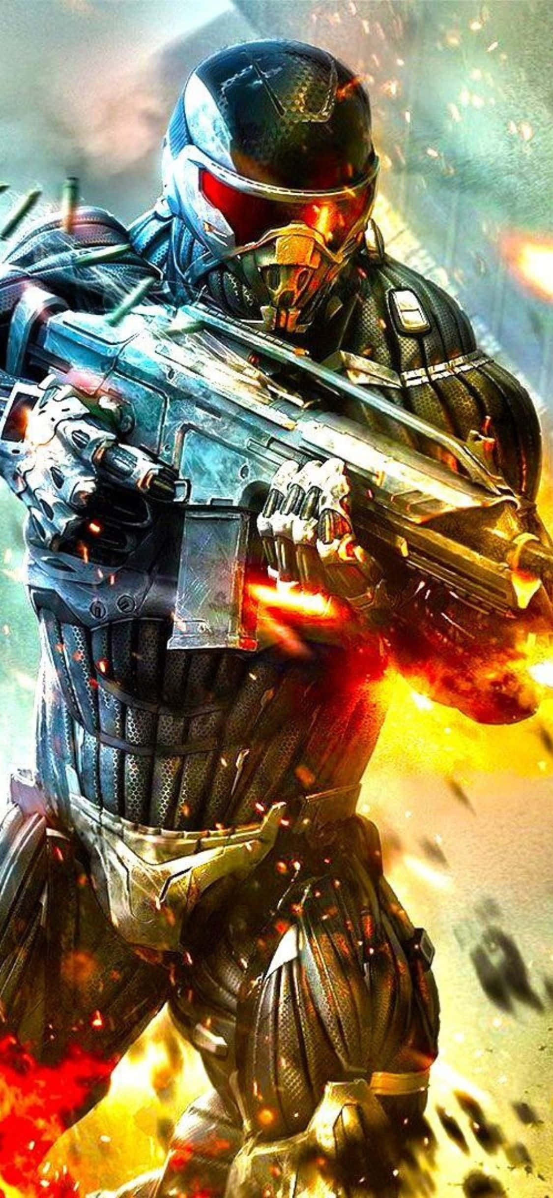 Наслаждайтесь Crysis 3 на вашем новейшем iPhone X Шпалери
