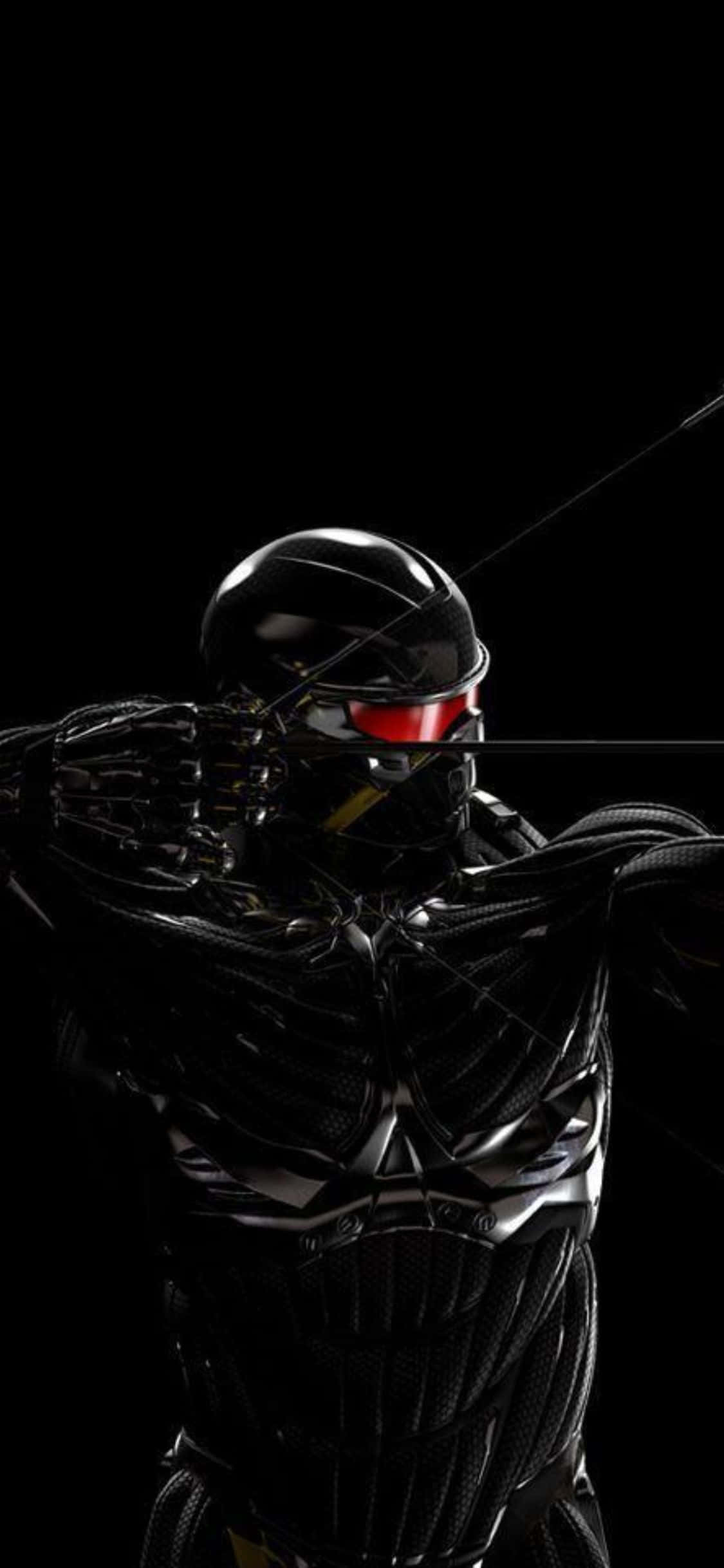 Сражайся с врагами в Crysis 3, используя мощь iPhone X Шпалери