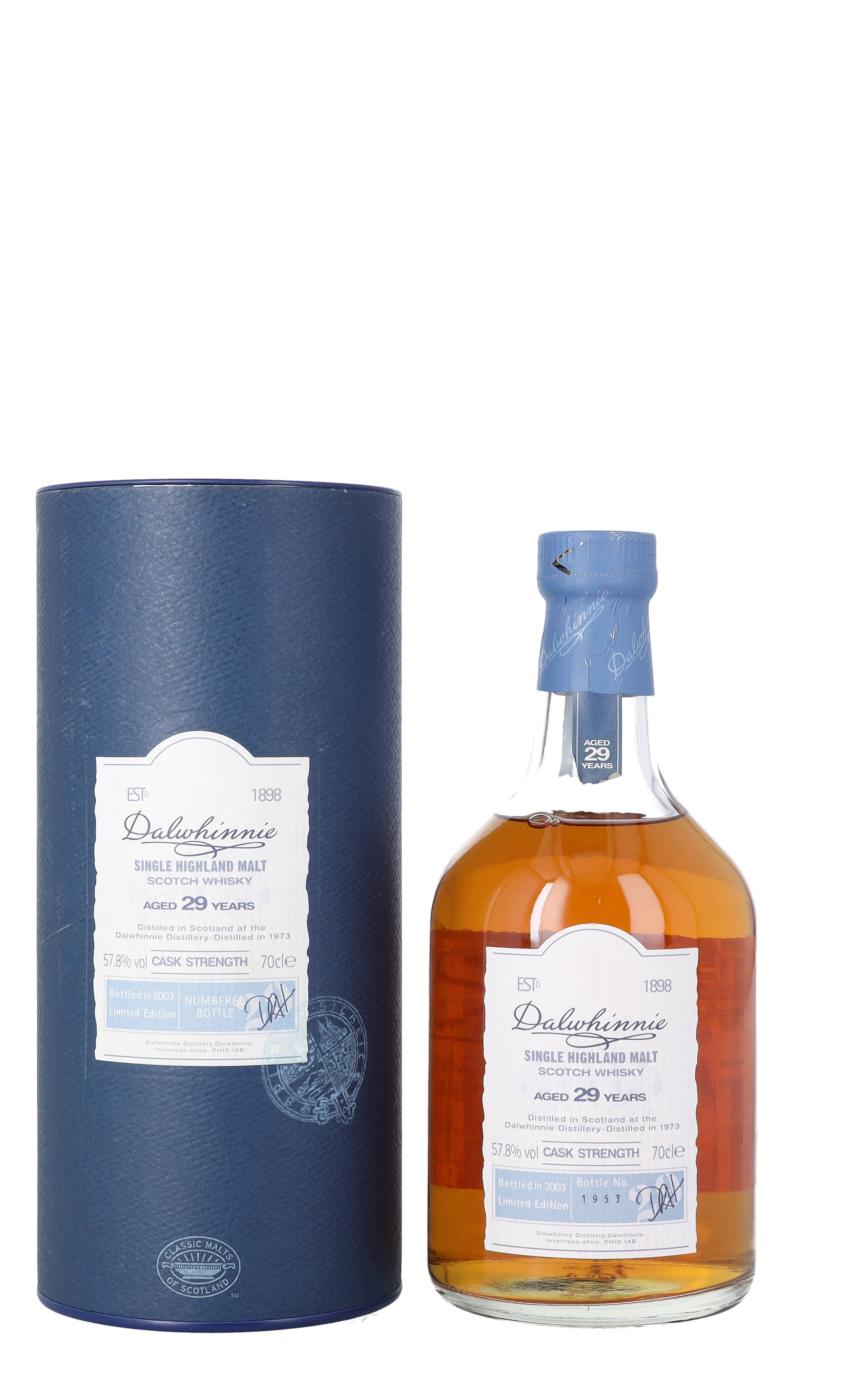 Dalwhinnie Whisky 2003 Бутылка Шпалери