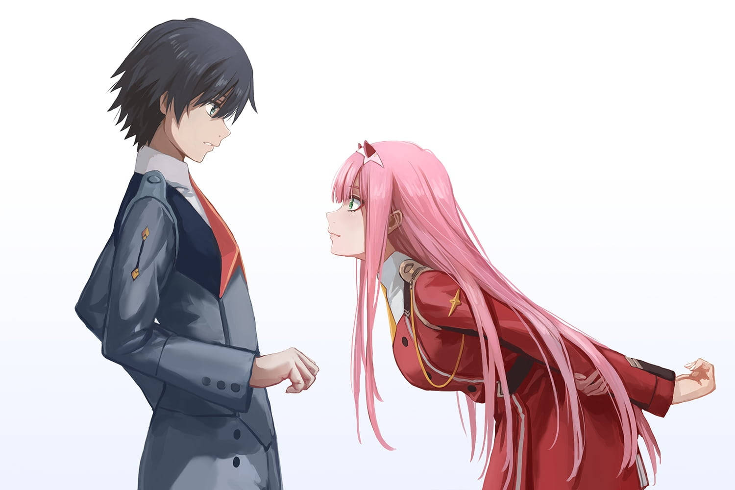 Darling In The Franxx Естетична аніме-пара Шпалери