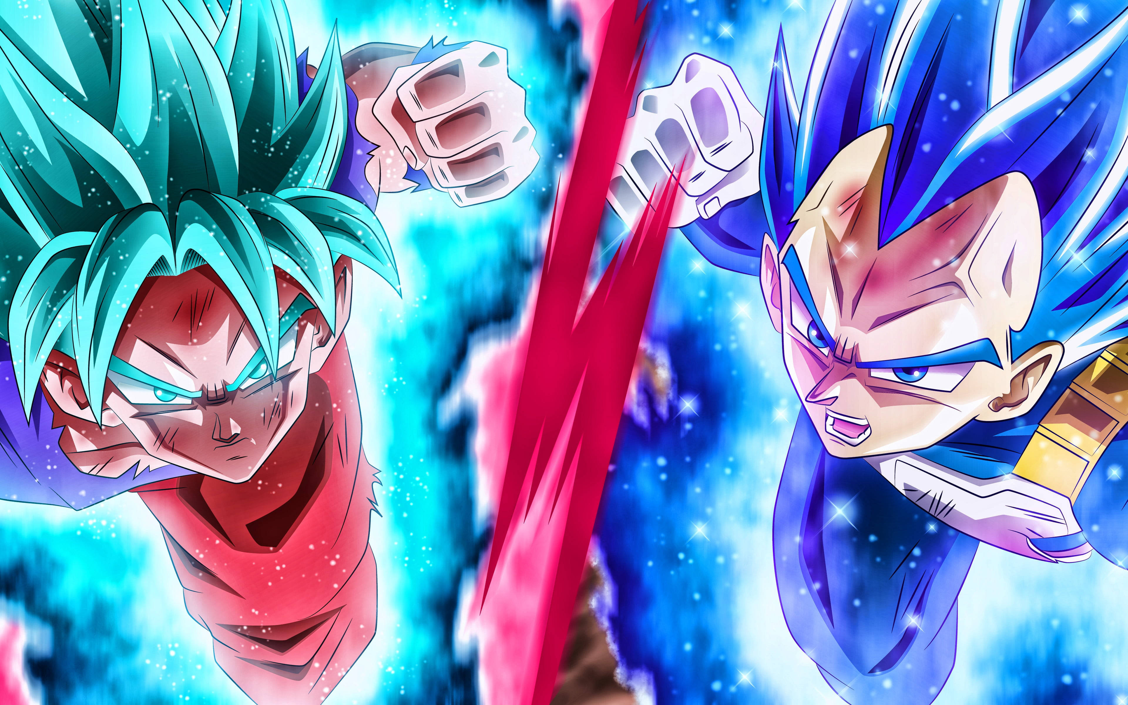 Гоку та Вегета DBZ 4K Шпалери