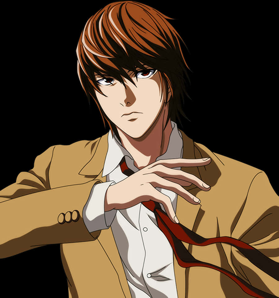Персонаж Лайт Яґамі з Death Note Шпалери