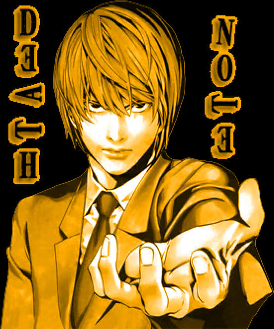 Лайт Яґамі Death Note Аніме Арт Шпалери