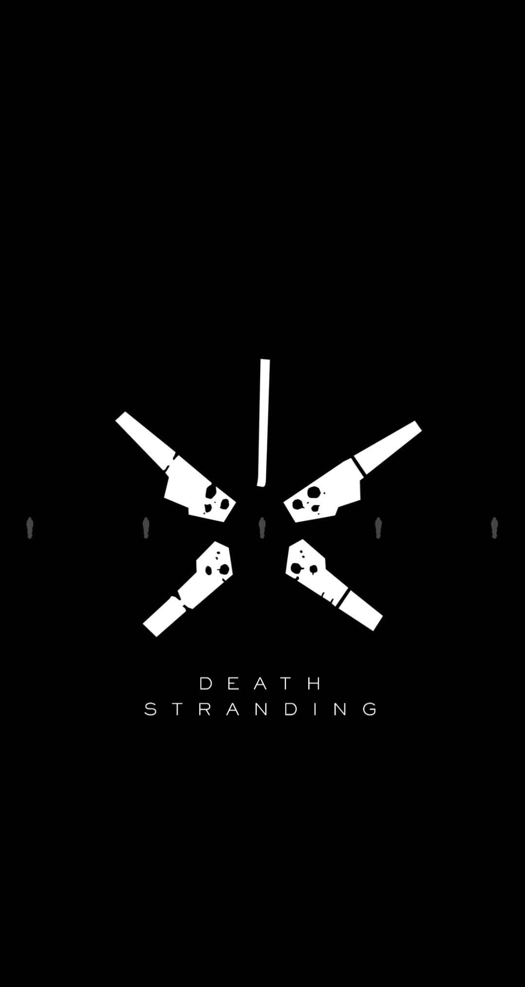 Death Stranding мінімалістичне мистецтво iPhone Шпалери