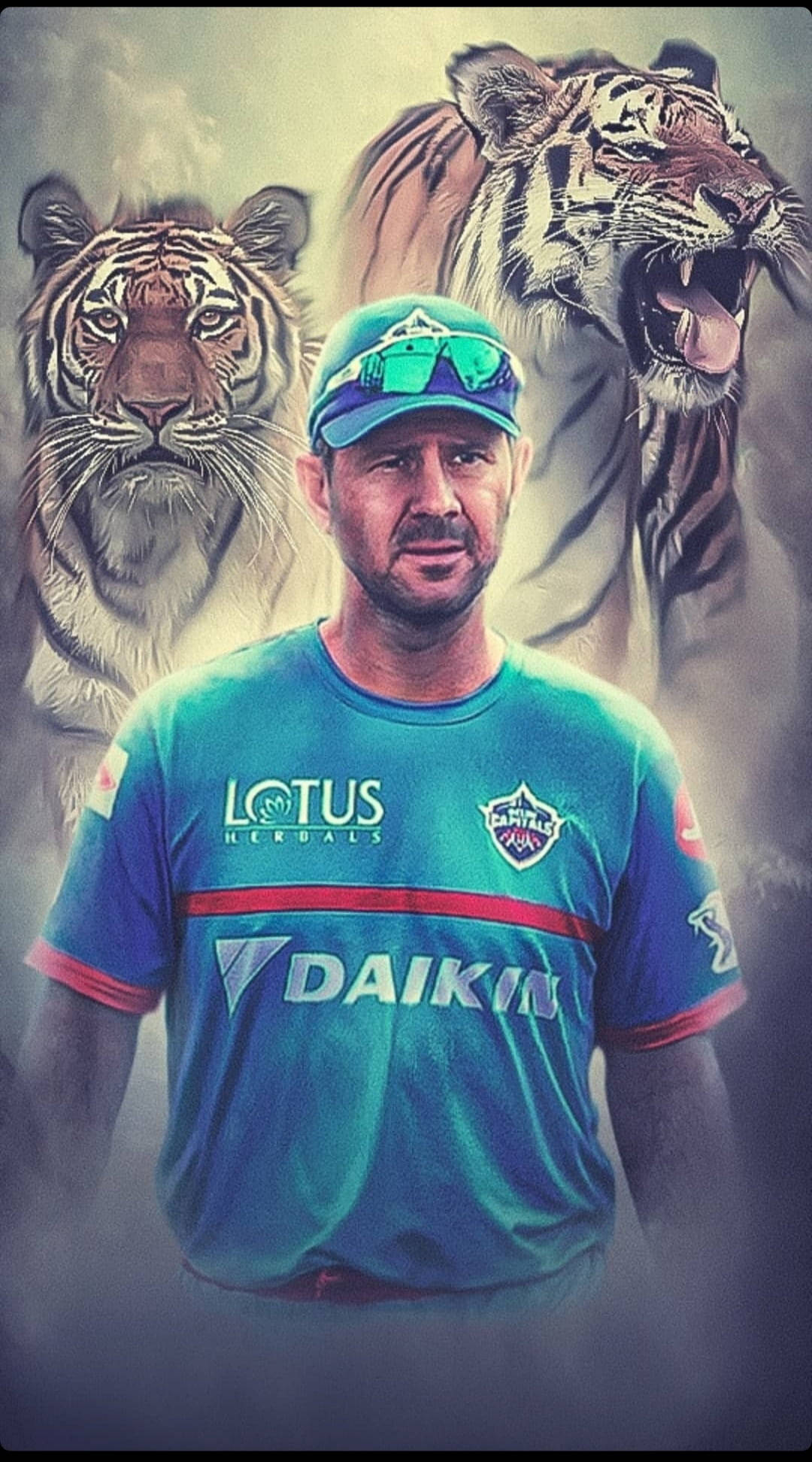 Рики Понтинг из Delhi Capitals Шпалери