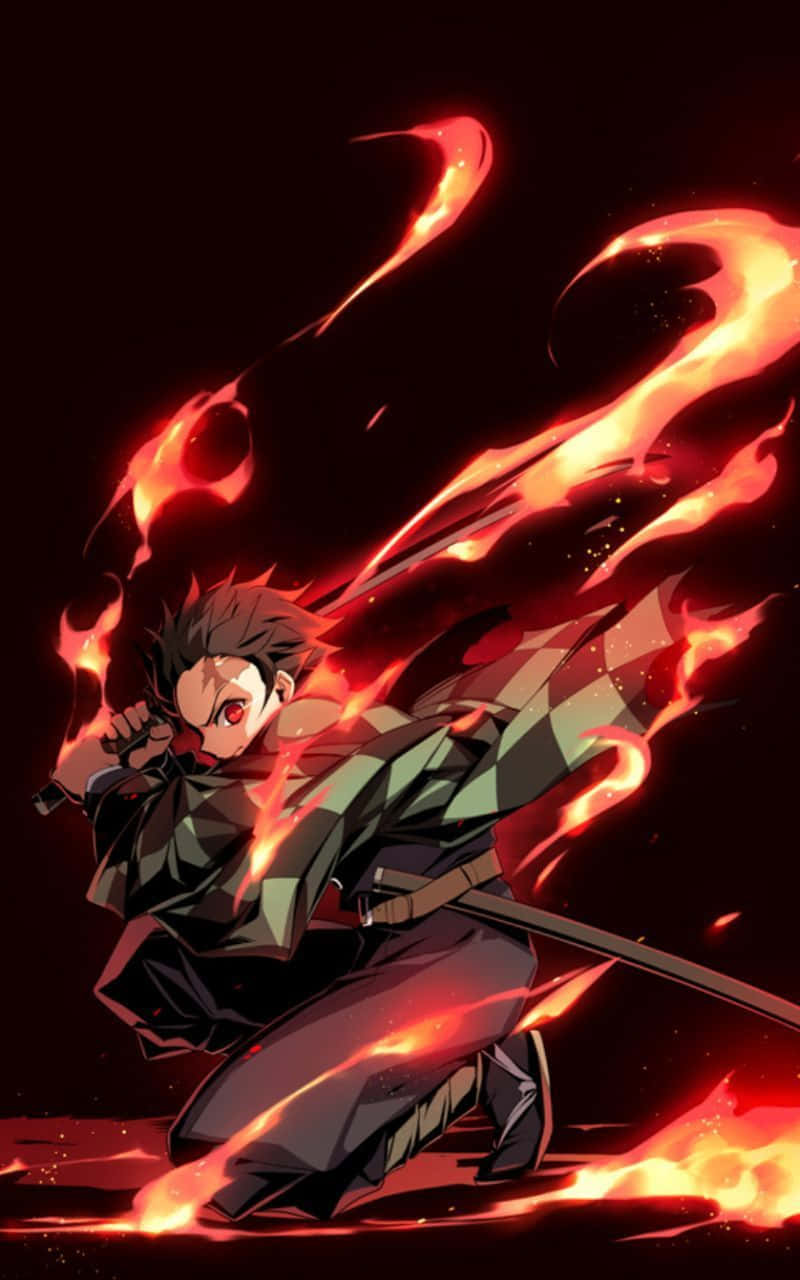 Перемагайте супротивника з легкістю, граючи в Demon Slayer на iPad. Шпалери