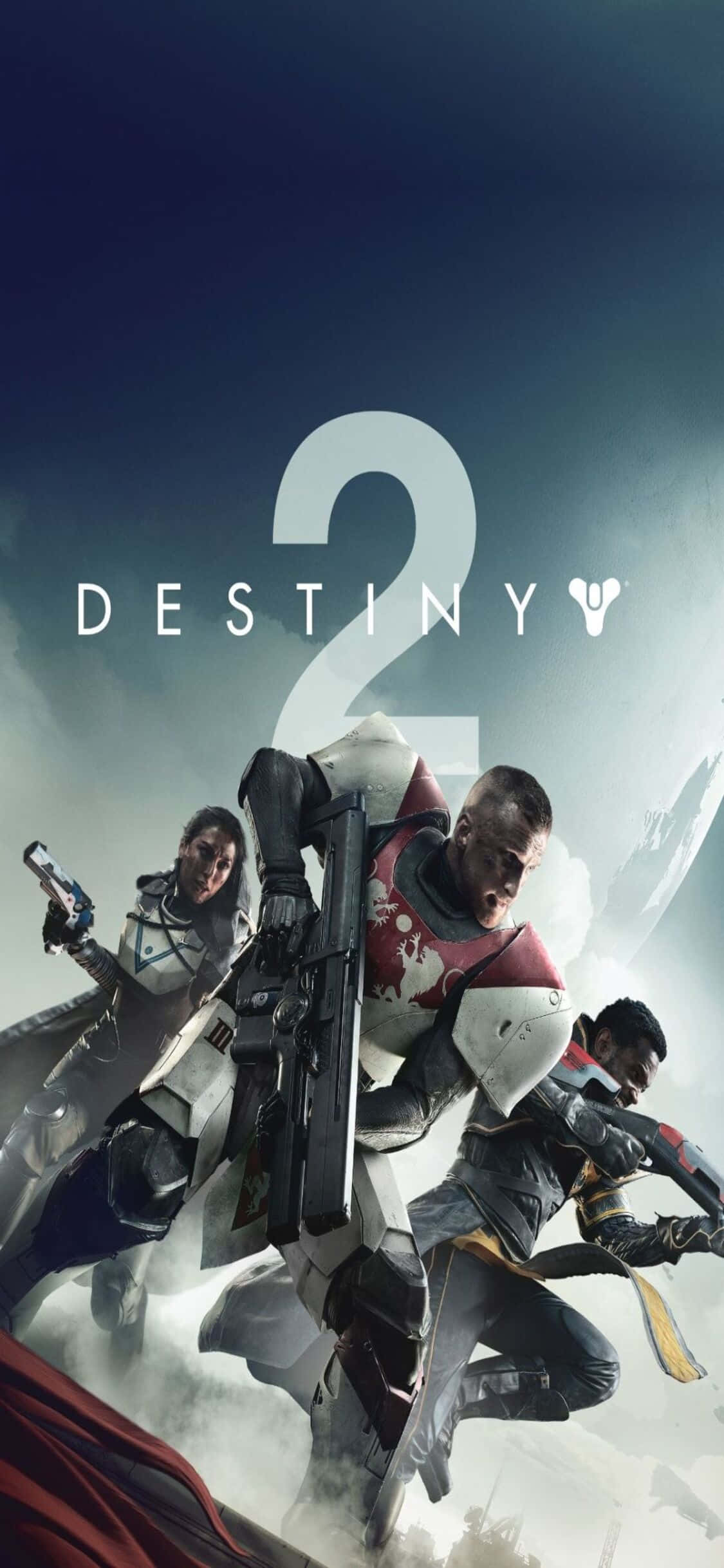 Раскройте приключение «Destiny 2» на iPhone Xs Шпалери