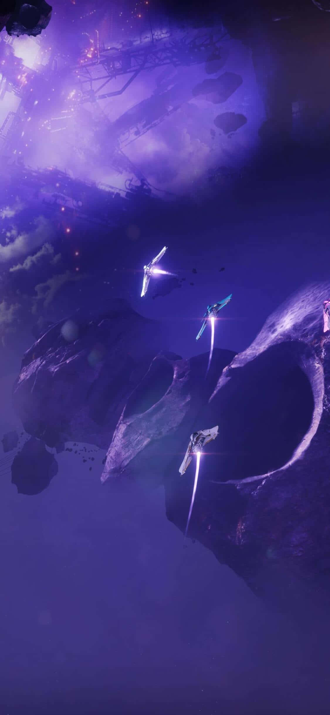 Погрузись в мир Destiny 2 с новым iPhone Xs Шпалери