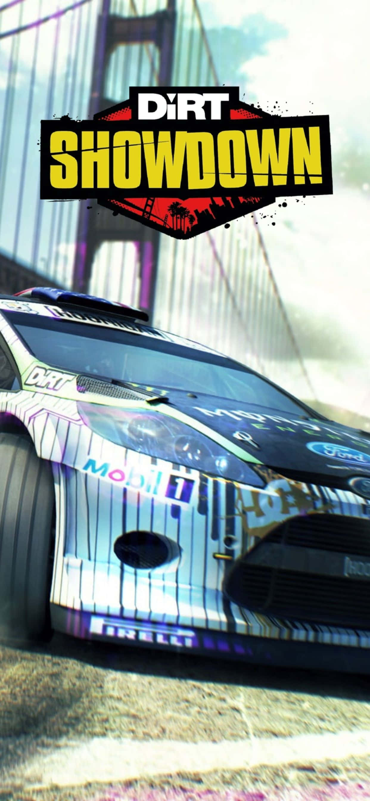 Зажгитесь для Dirt Showdown на iPhone Xs Max Шпалери