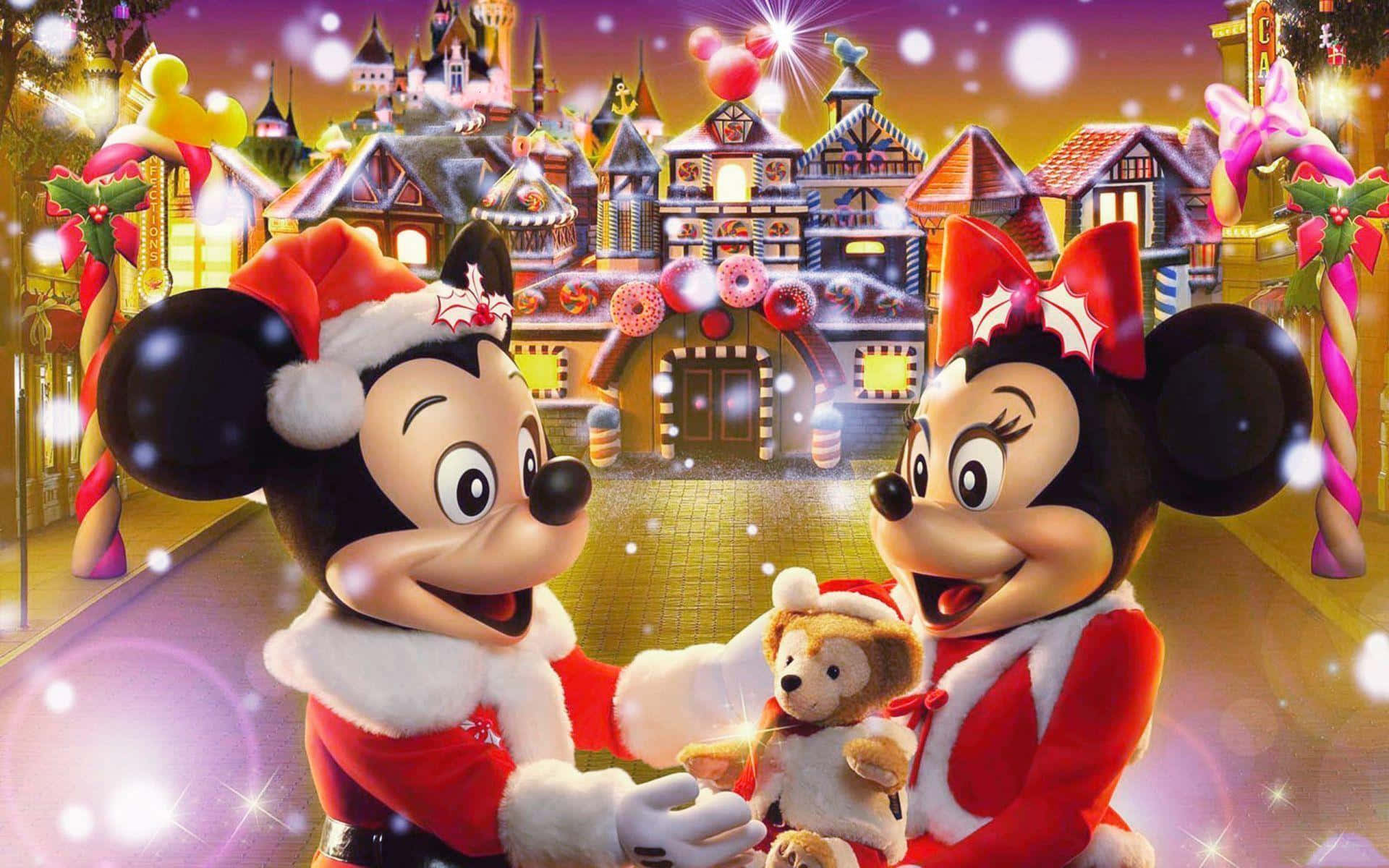 Чарівне різдвяне свято Disney Шпалери