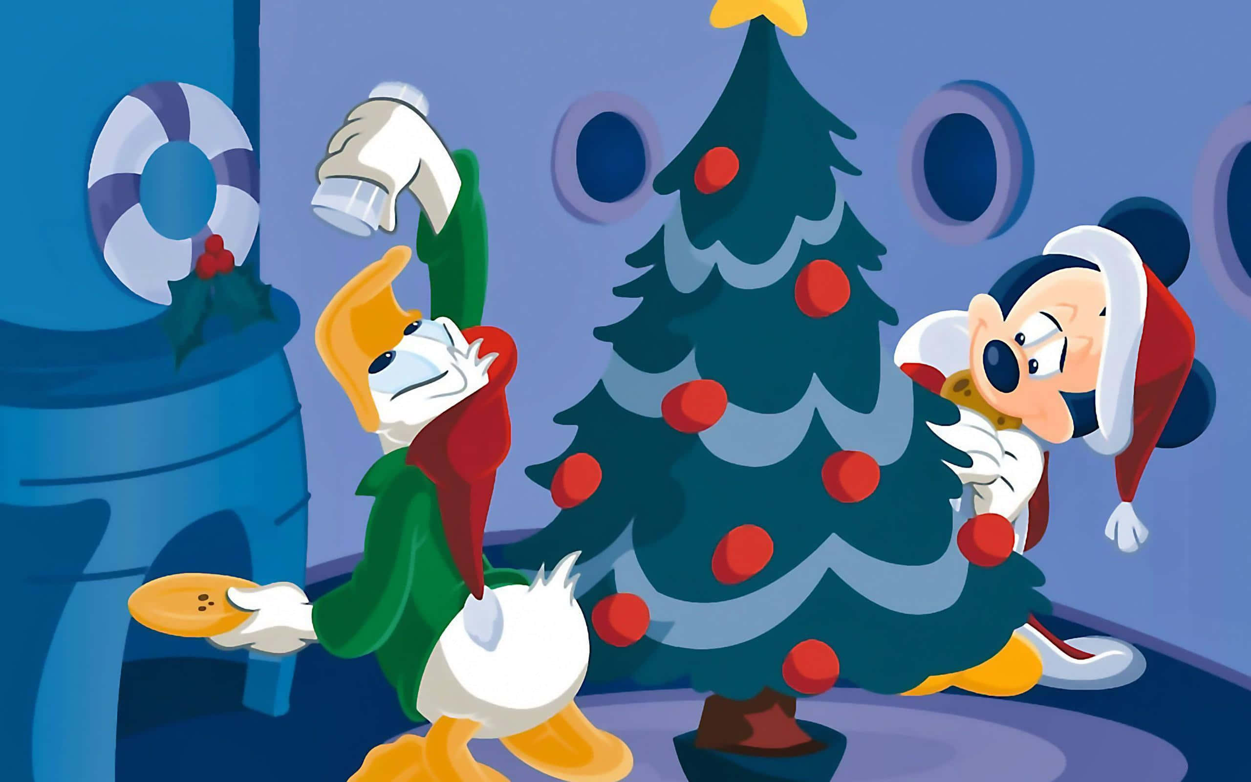 Святкуйте волшебную пору года с Disney! Шпалери