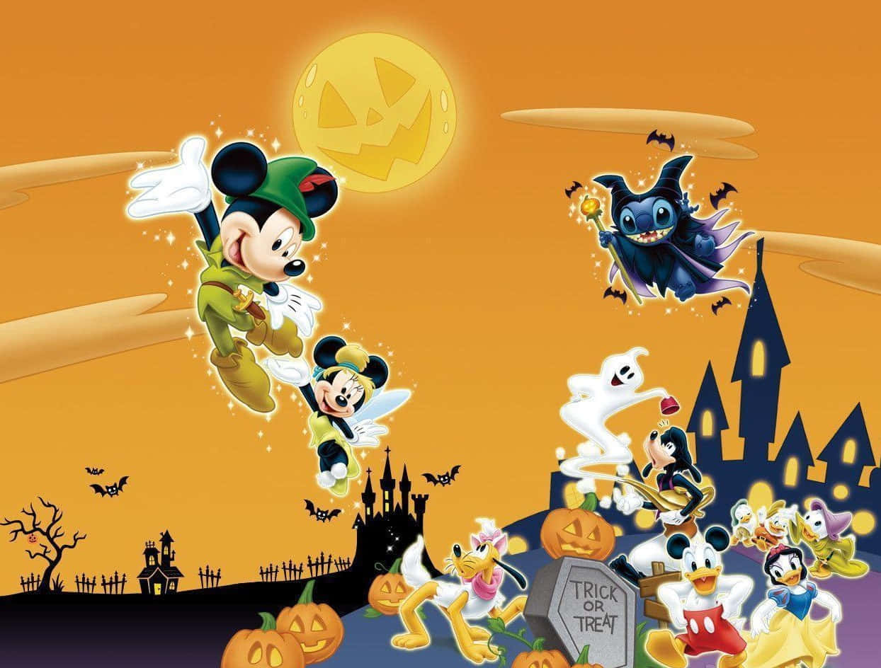 Страшливец Хэллоуин від Disney Шпалери