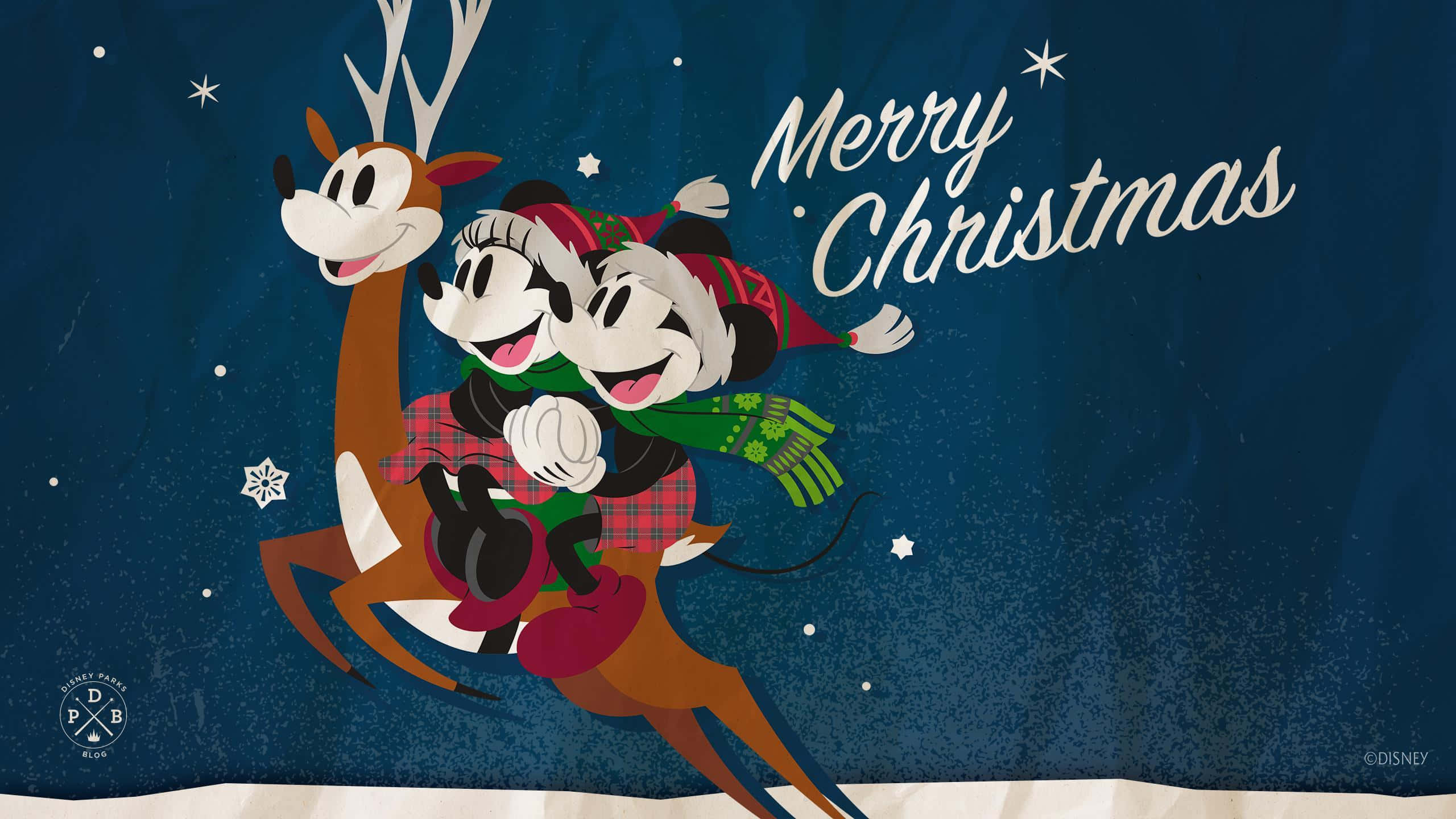 Розпочніть чарівний різдвяний сезон із Disney Christmas! Шпалери