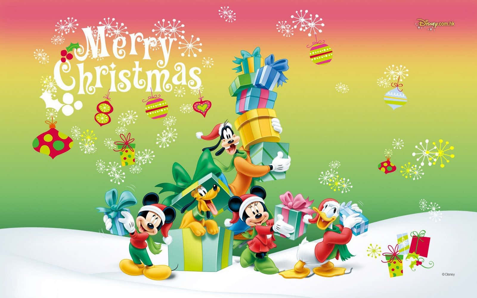 Проведіть свята в Disney та відчуйте магію! Шпалери