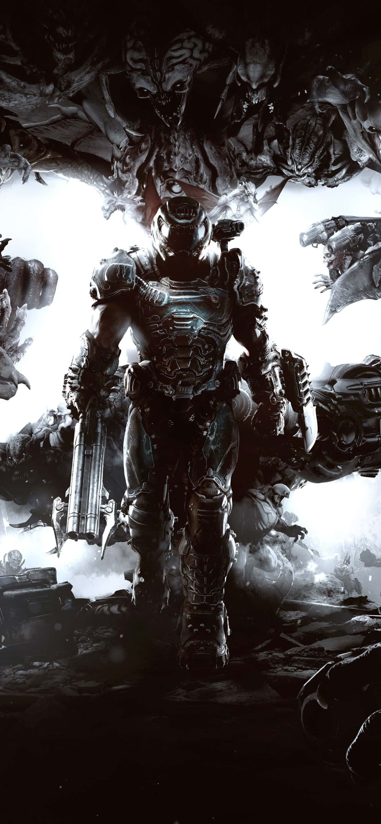 Готовьтесь уничтожать демонов в Doom Eternal на iOS Шпалери