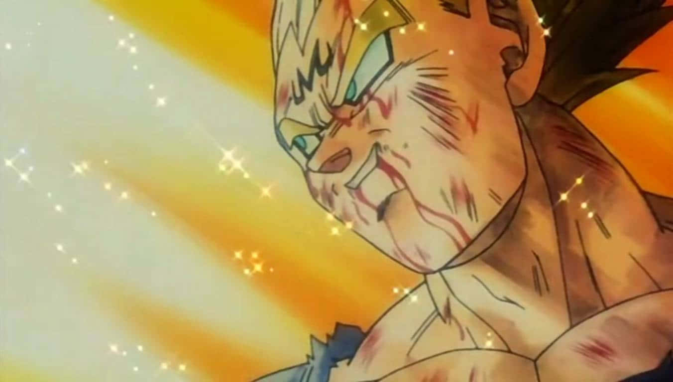 Посмішка пораненого Маджін-Вегети з Dragon Ball Шпалери