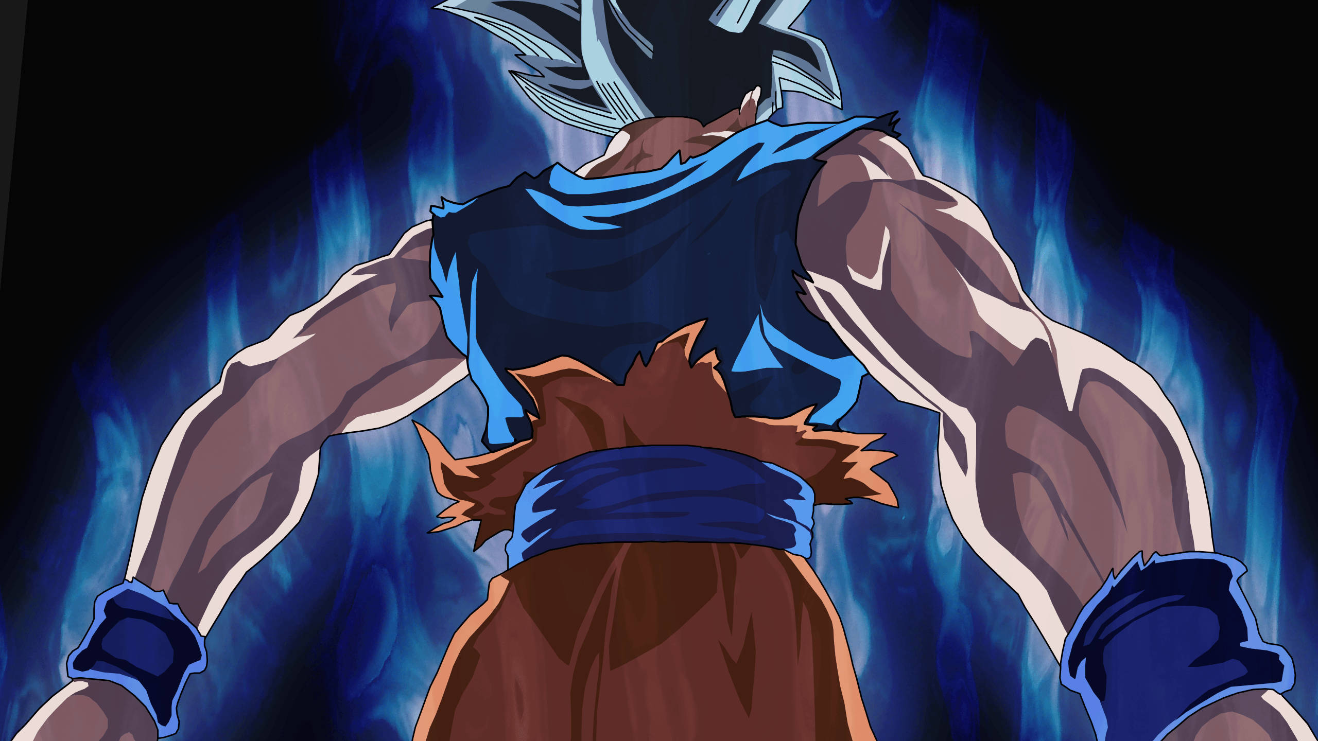 Естетика Гоку в режимі Ультра Інстинкт із Dragon Ball Шпалери