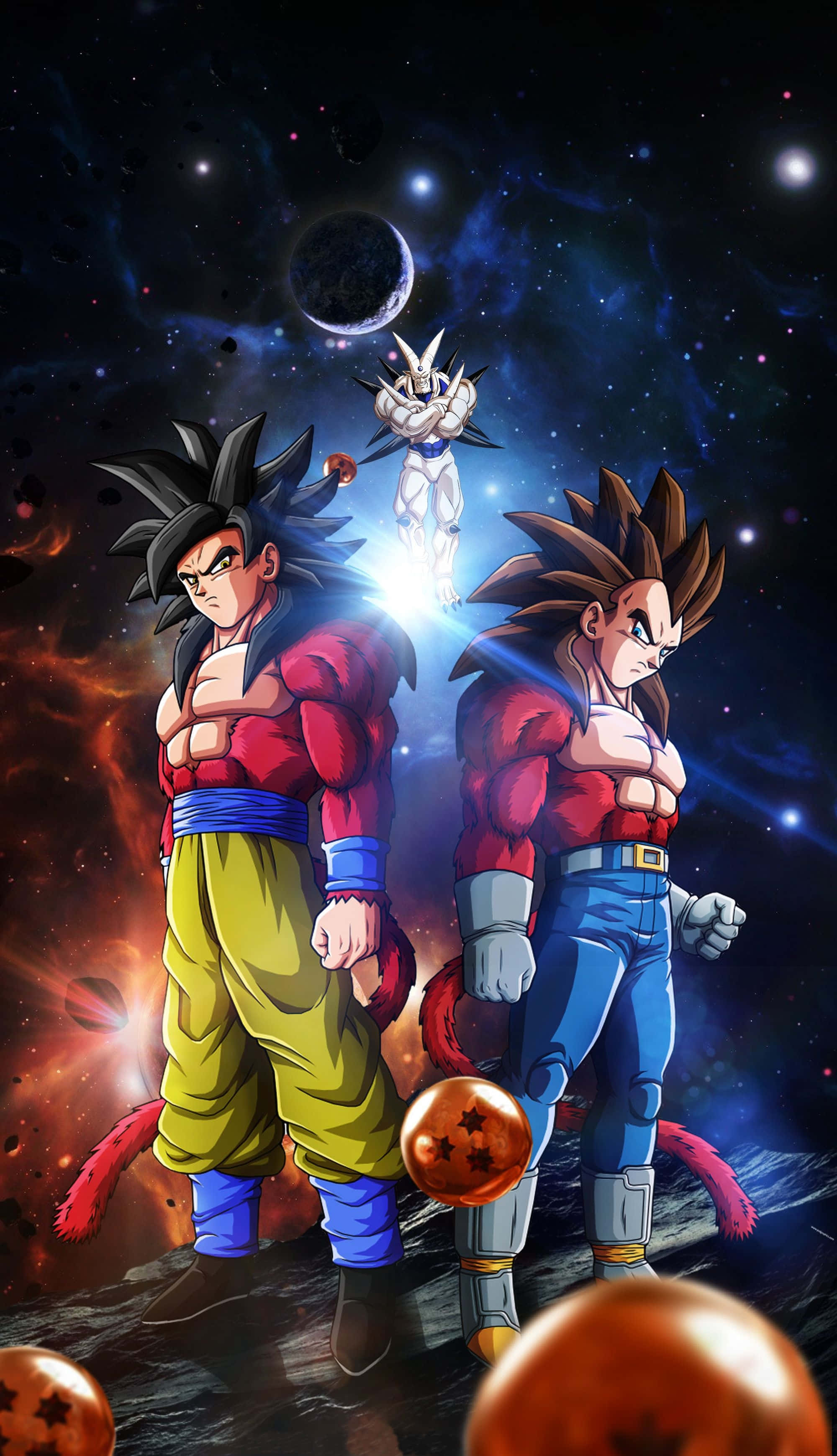 Dragon Ball GT Місяць Космос Шпалери