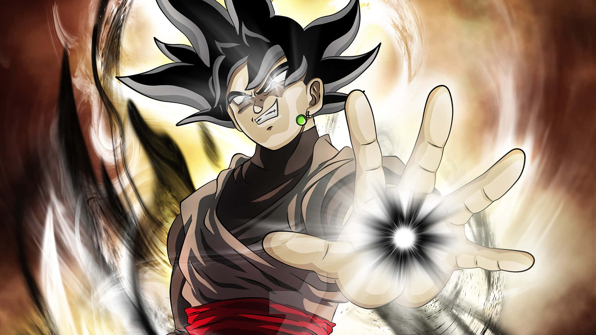 Грізний Гоку Блек з Dragon Ball Super Шпалери